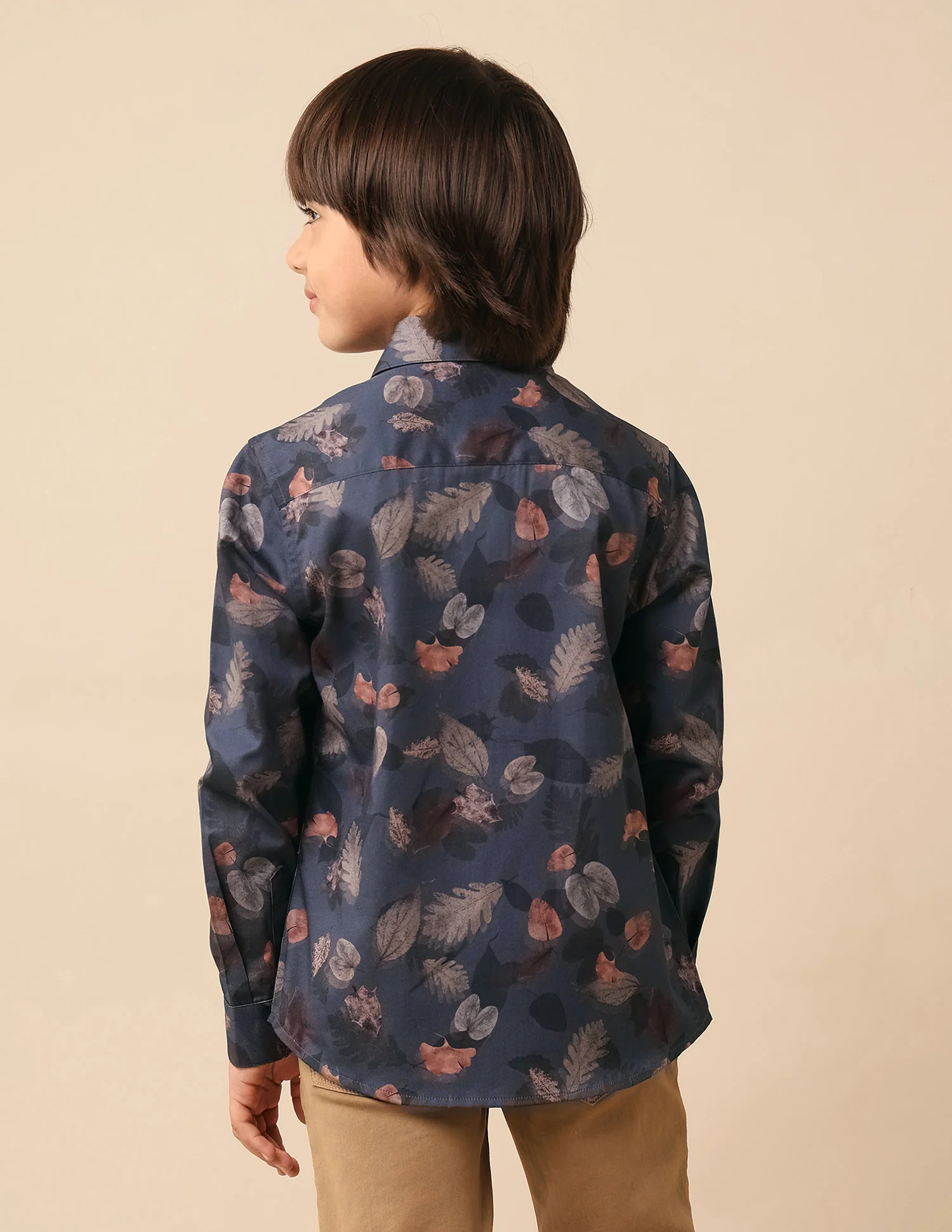 Boys Floral Printed Pure Cotton Shirt - Image 5
