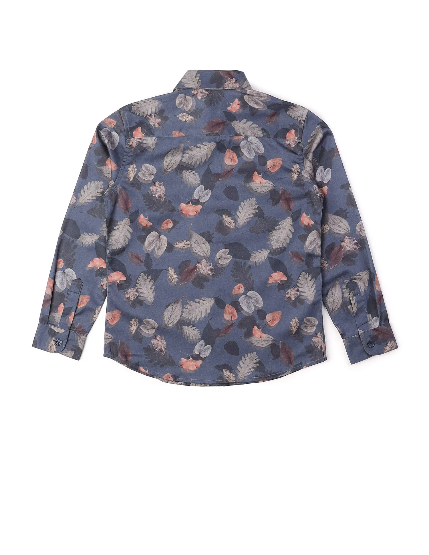 Boys Floral Printed Pure Cotton Shirt - Image 8