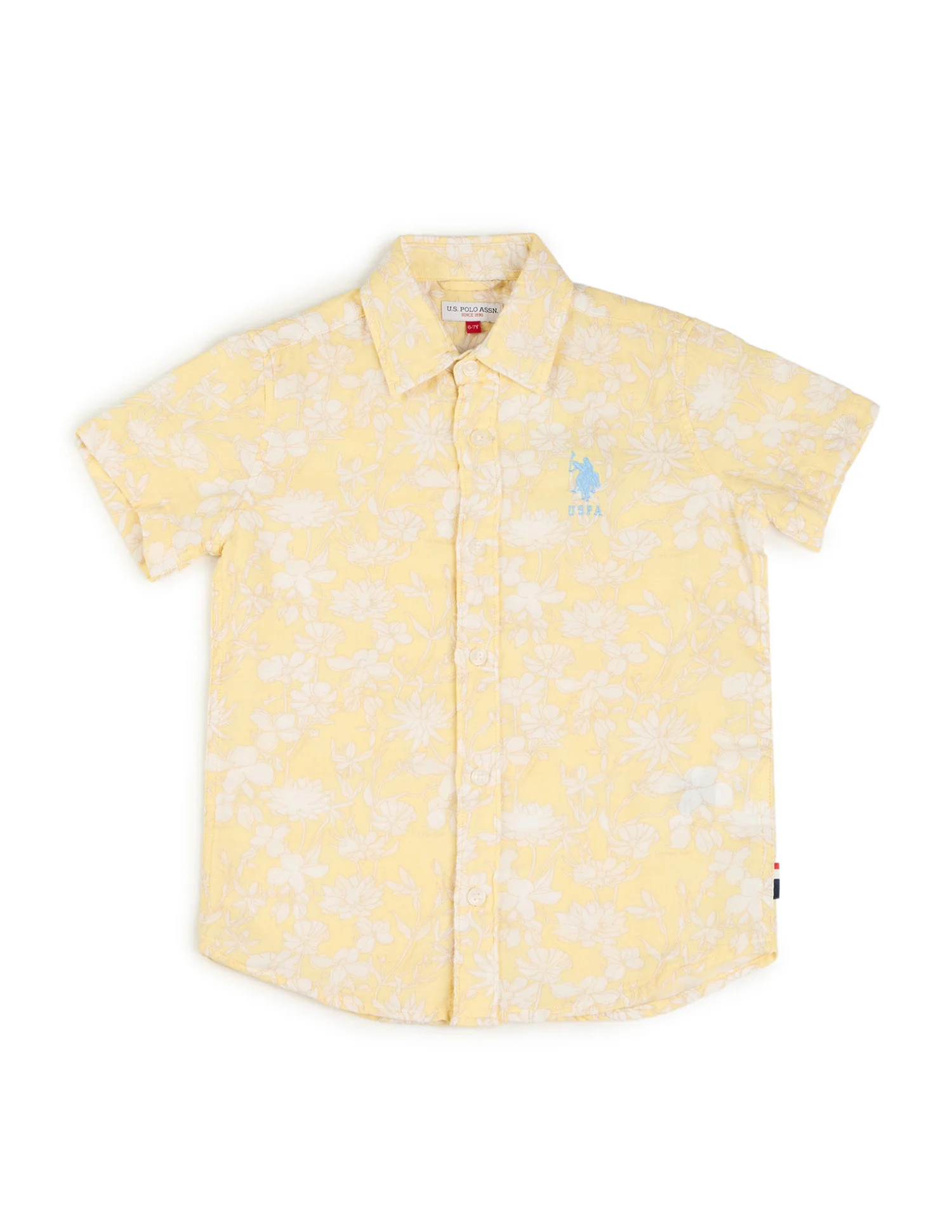 Boys Floral Printed Pure Cotton Shirt - Image 5