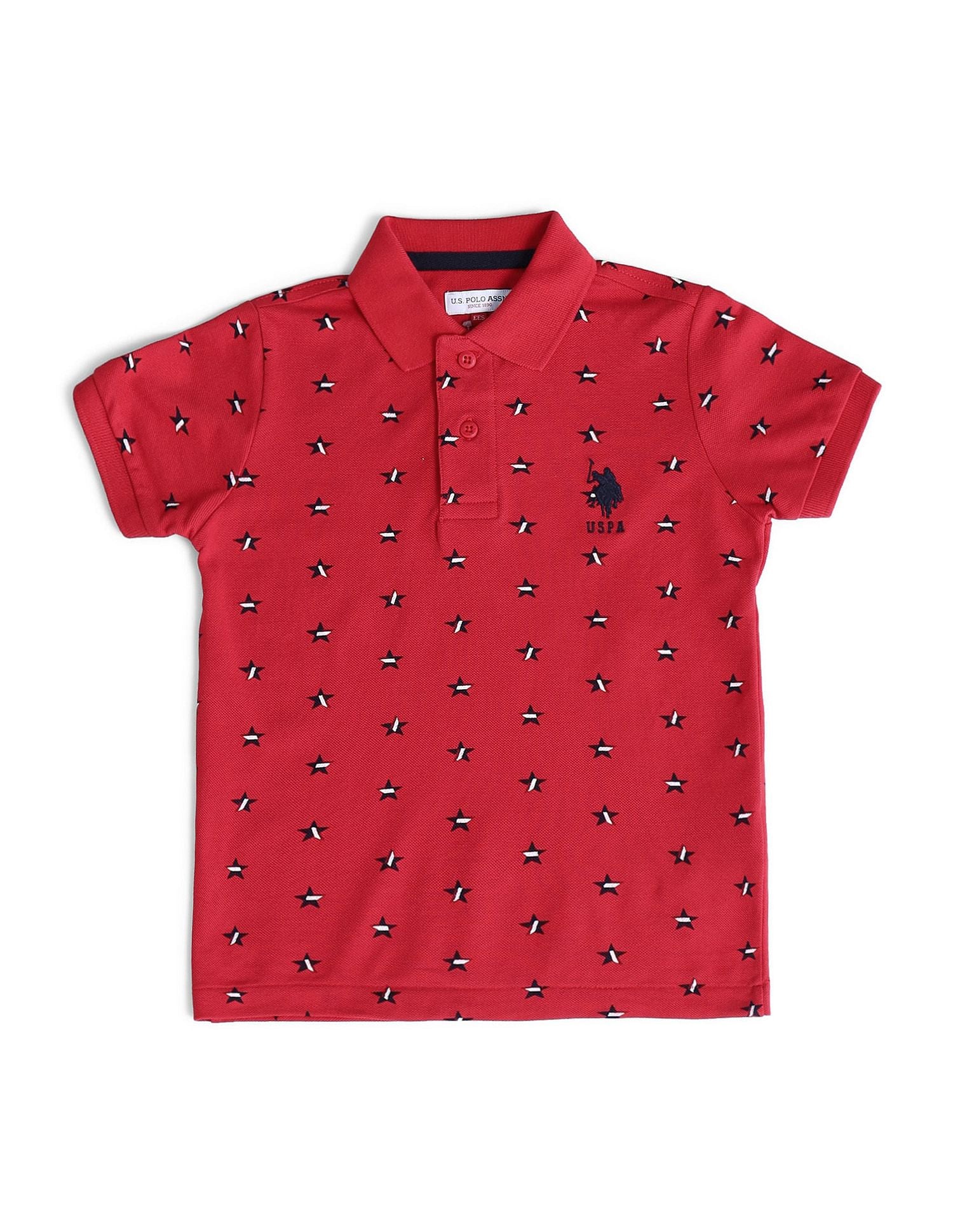 Boys Geometric Polo Shirt - Image 5