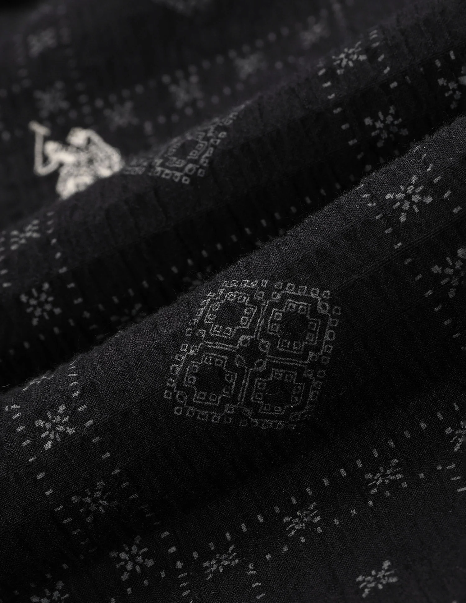 Boys Geometric Printed Cuban Shirt - Image 2