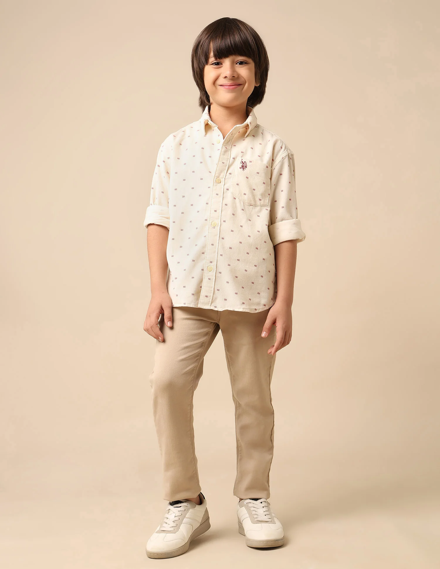 Boys Geometric Printed Pure Cotton Shirt - Image 3