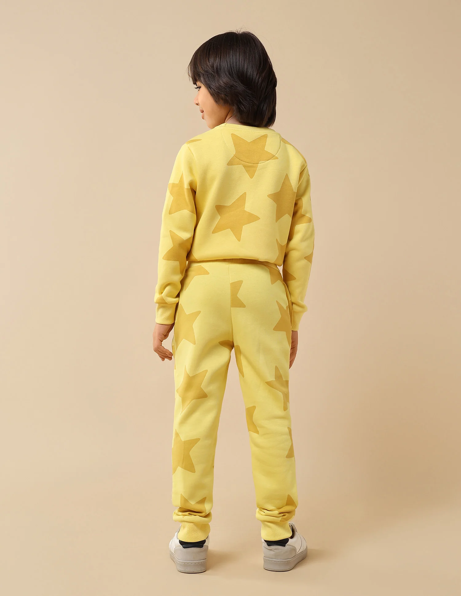 Boys Geometric Printed Regular Fit Joggers - Image 5