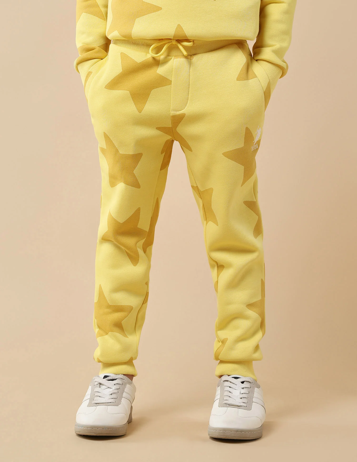 Boys Geometric Printed Regular Fit Joggers - Image 6