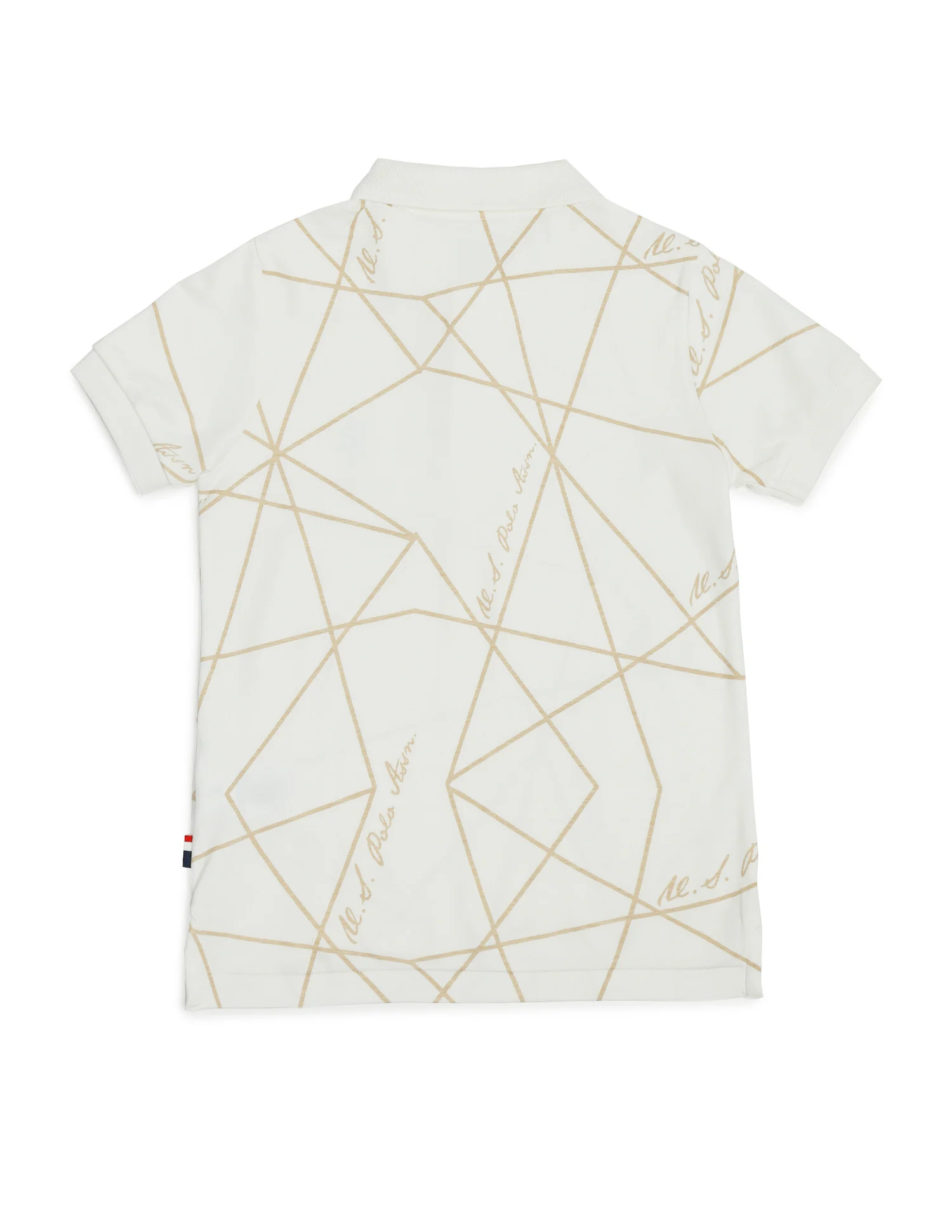 Boys Geometric Printed Regular Fit Polo Shirt - Image 6