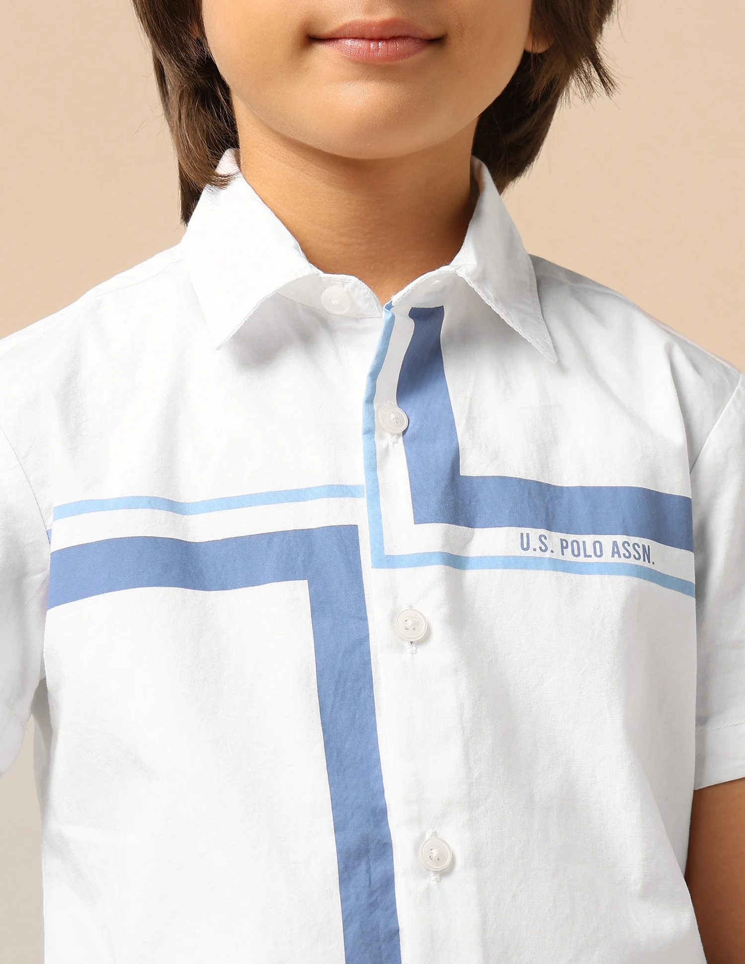 Boys Geometric Printed Regular Fit Shirt - Image 6