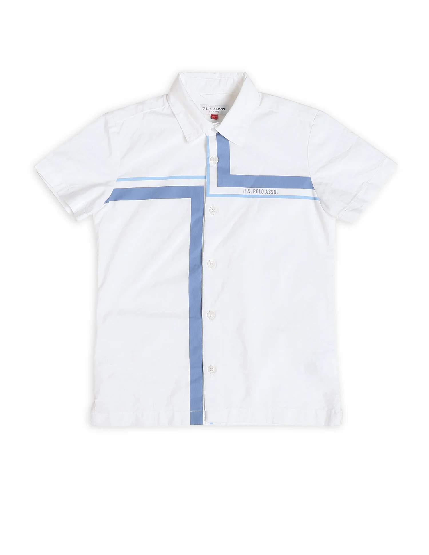 Boys Geometric Printed Regular Fit Shirt - Image 7