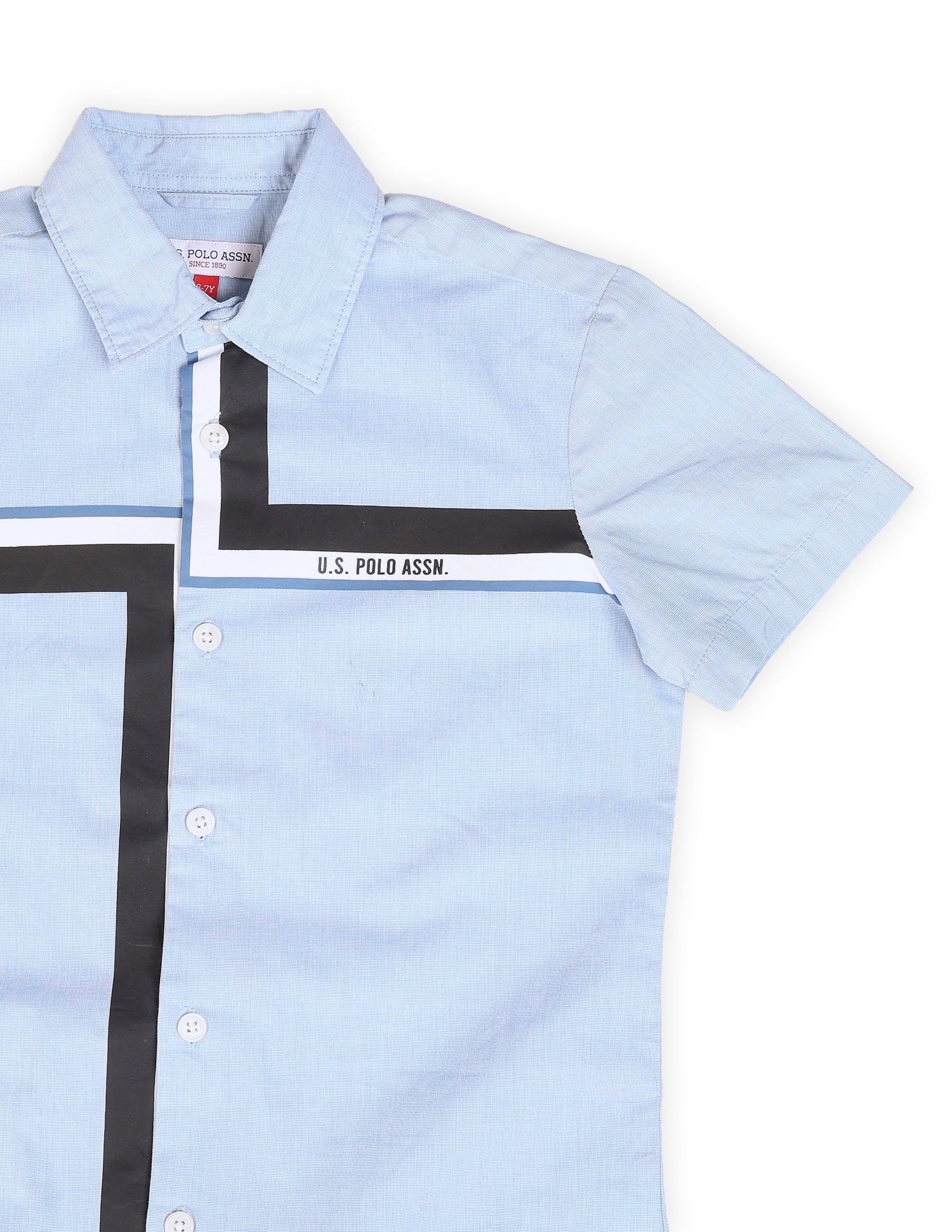 Boys Geometric Printed Twill Shirt - Image 9