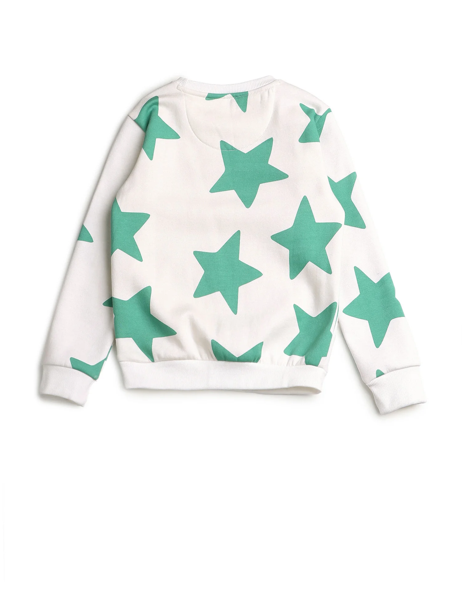Boys Geometric Starred Regular Fit Sweatshirt - Image 8