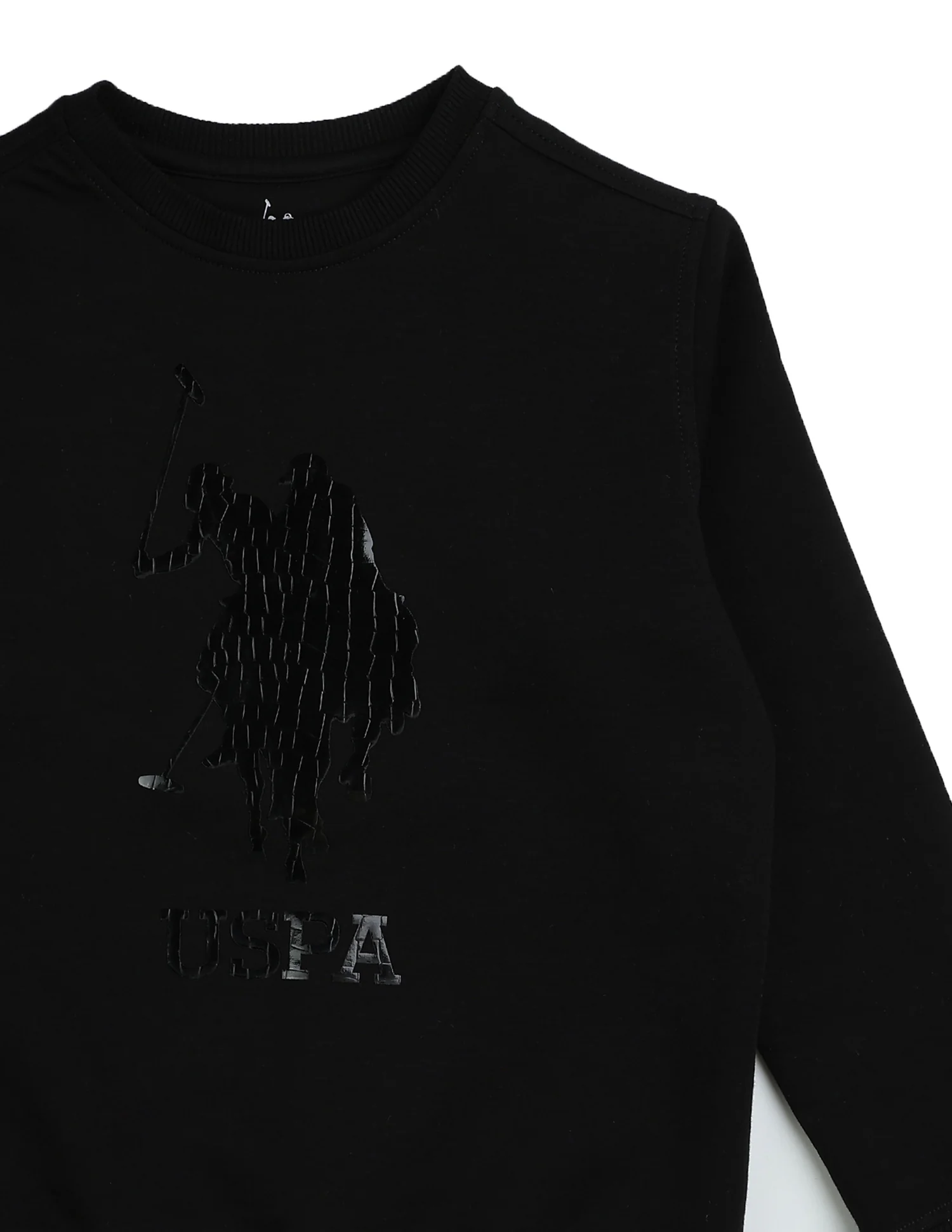 Boys Graphic Brand Embossed Regular Fit Sweatshirt - Image 9