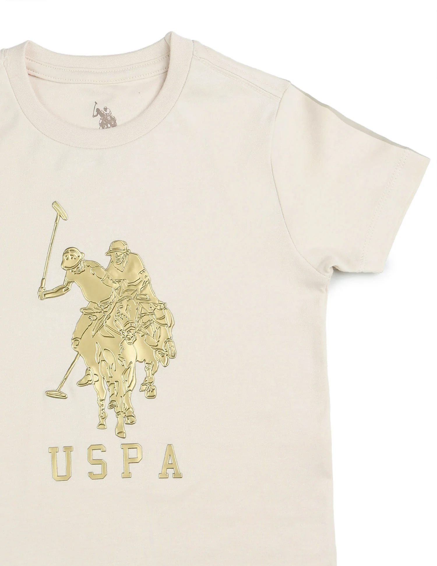 Boys Graphic Brand Embossed Regular Fit T-Shirt - Image 9