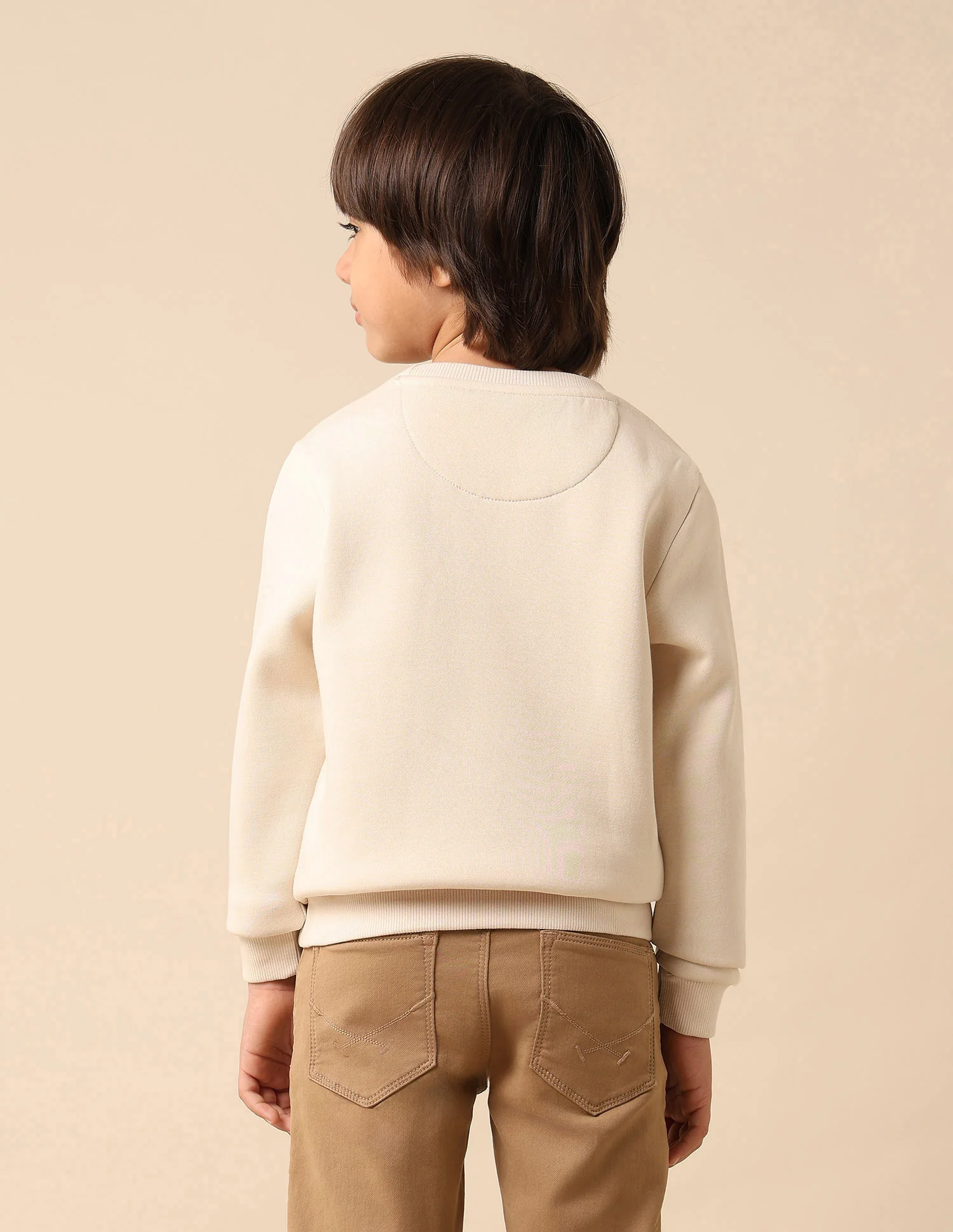 Boys Graphic Brand Embroidered Regular Fit Sweatshirt - Image 5