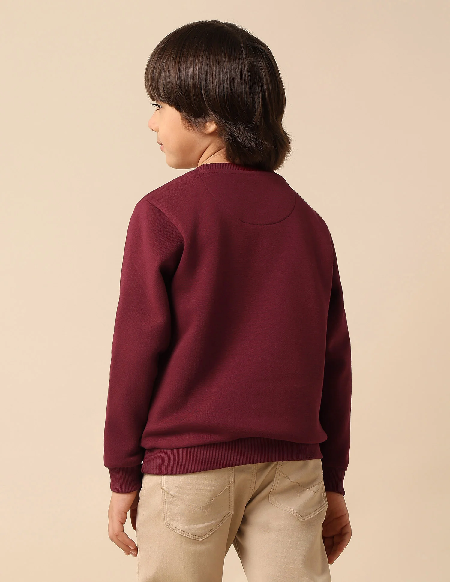 Boys Graphic Brand Embroidered Regular Fit Sweatshirt - Image 5