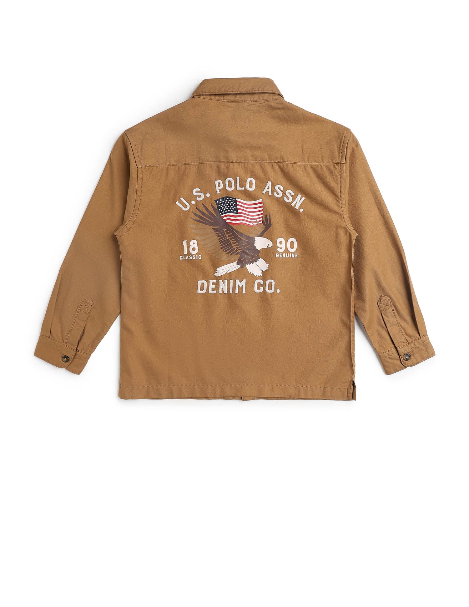 Boys Graphic Brand Embroidered Shirt - Image 9