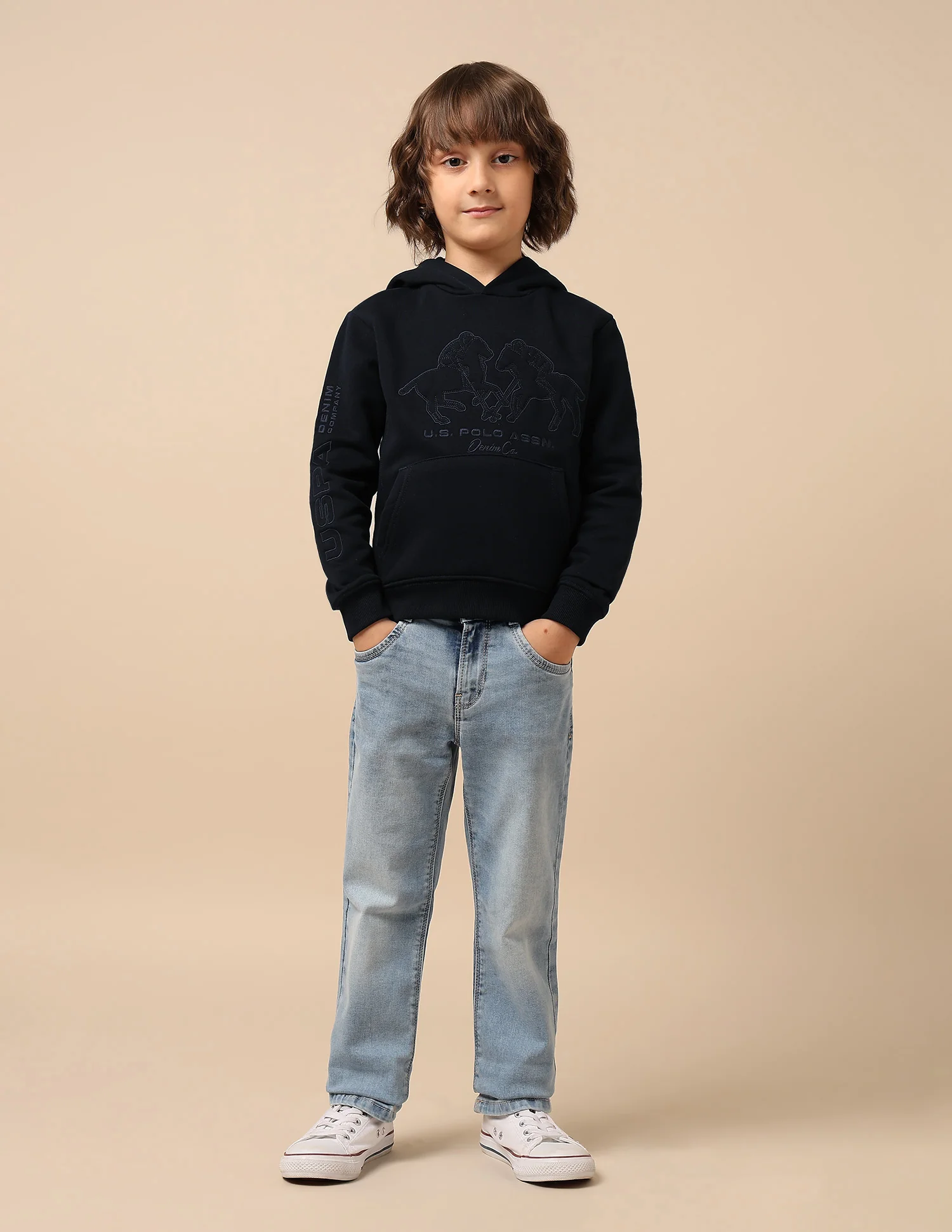 Boys Graphic Brand Embroidered Sweatshirt - Image 3