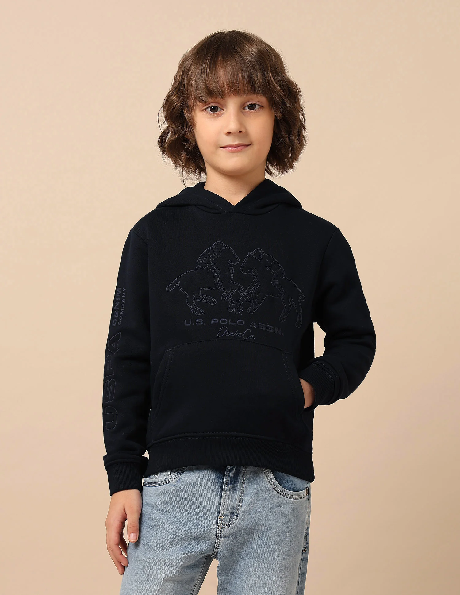 Boys Graphic Brand Embroidered Sweatshirt - Image 6