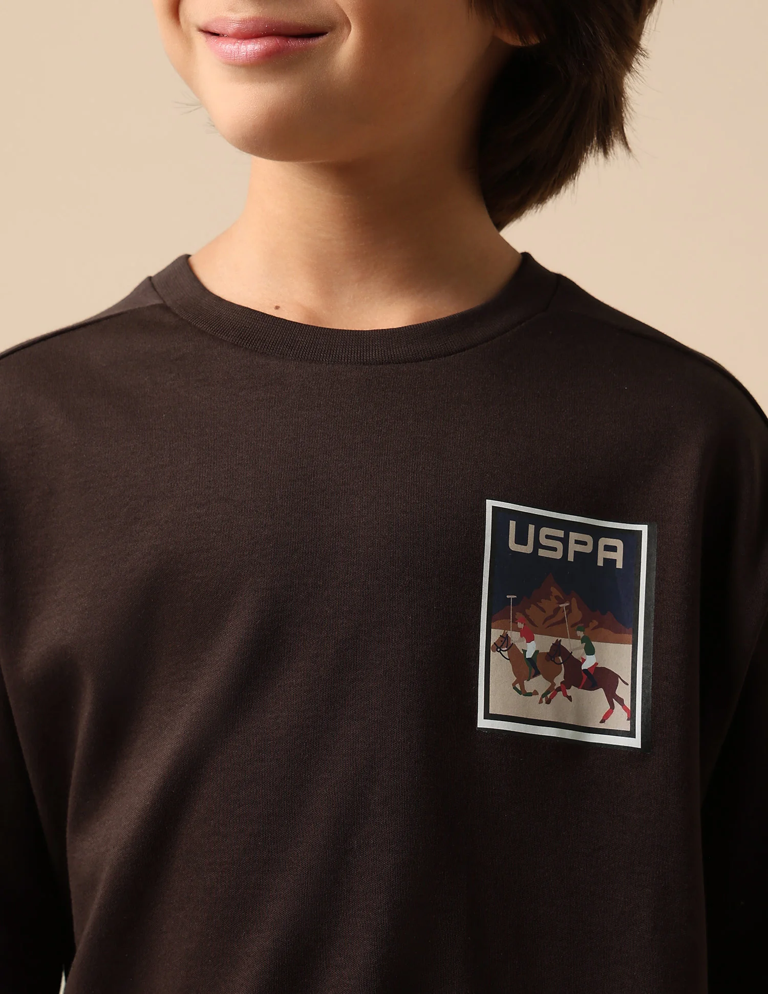 Boys Graphic Brand Printed Boxy Fit T Shirt - Image 6