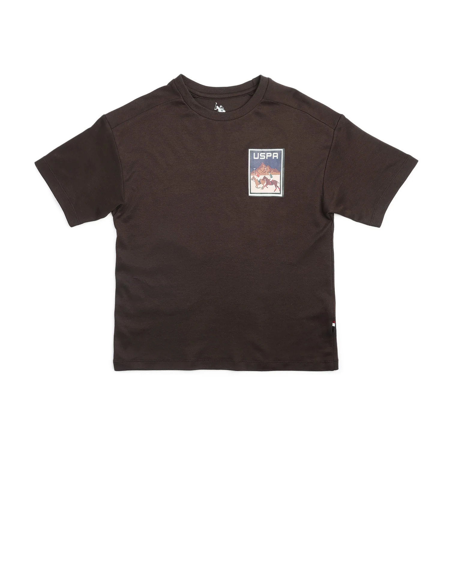 Boys Graphic Brand Printed Boxy Fit T Shirt - Image 7