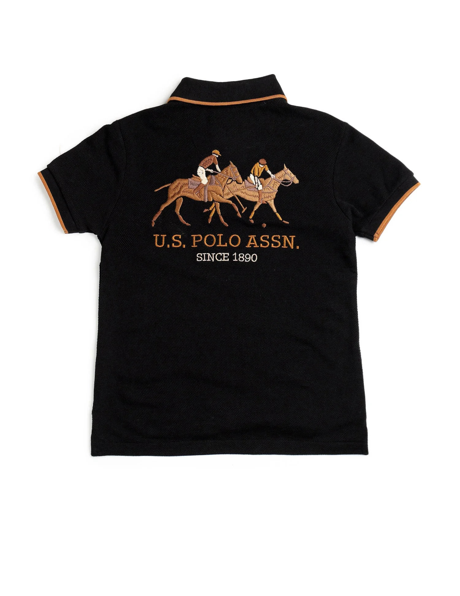 Boys Graphic Brand Printed Polo Shirt - Image 8