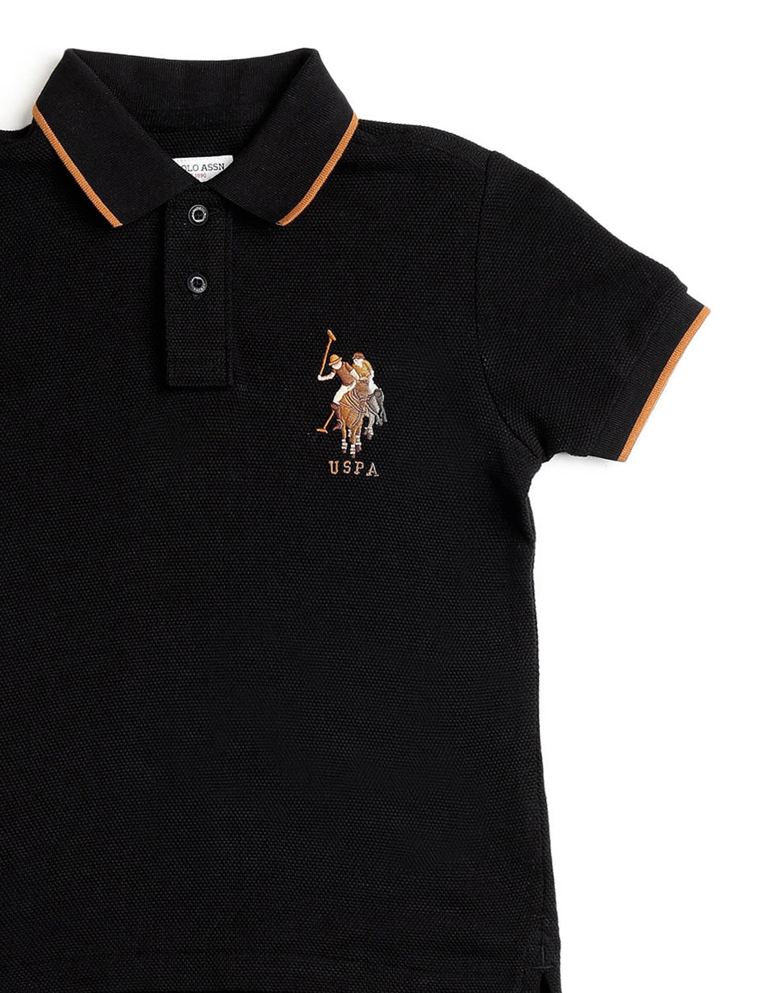 Boys Graphic Brand Printed Polo Shirt - Image 9