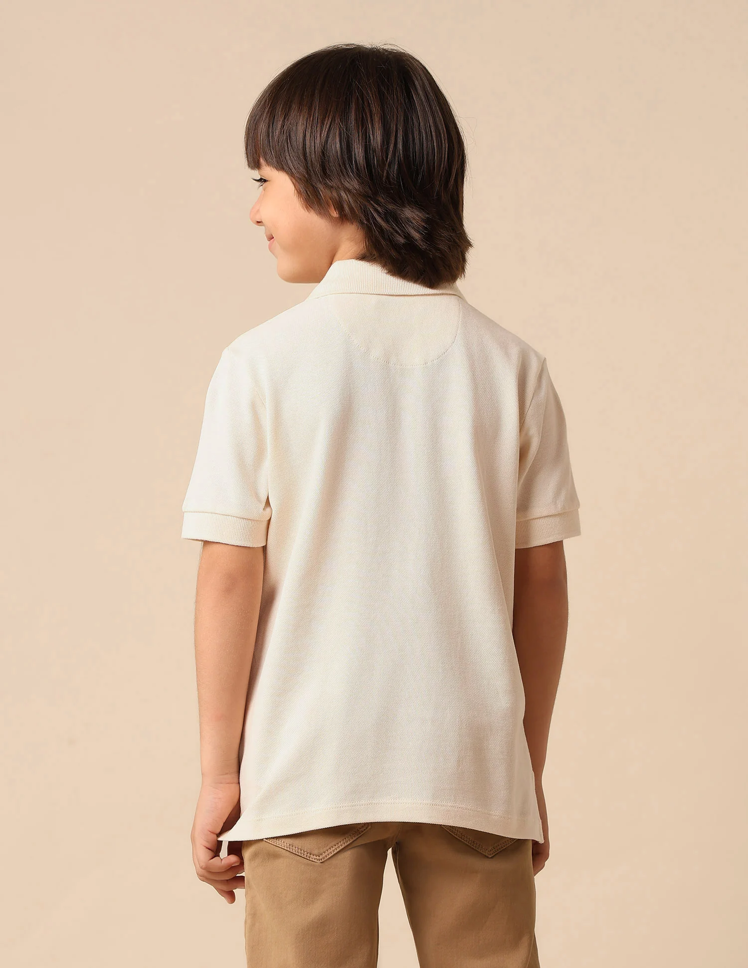 Boys Graphic Brand Printed Polo Shirt - Image 5