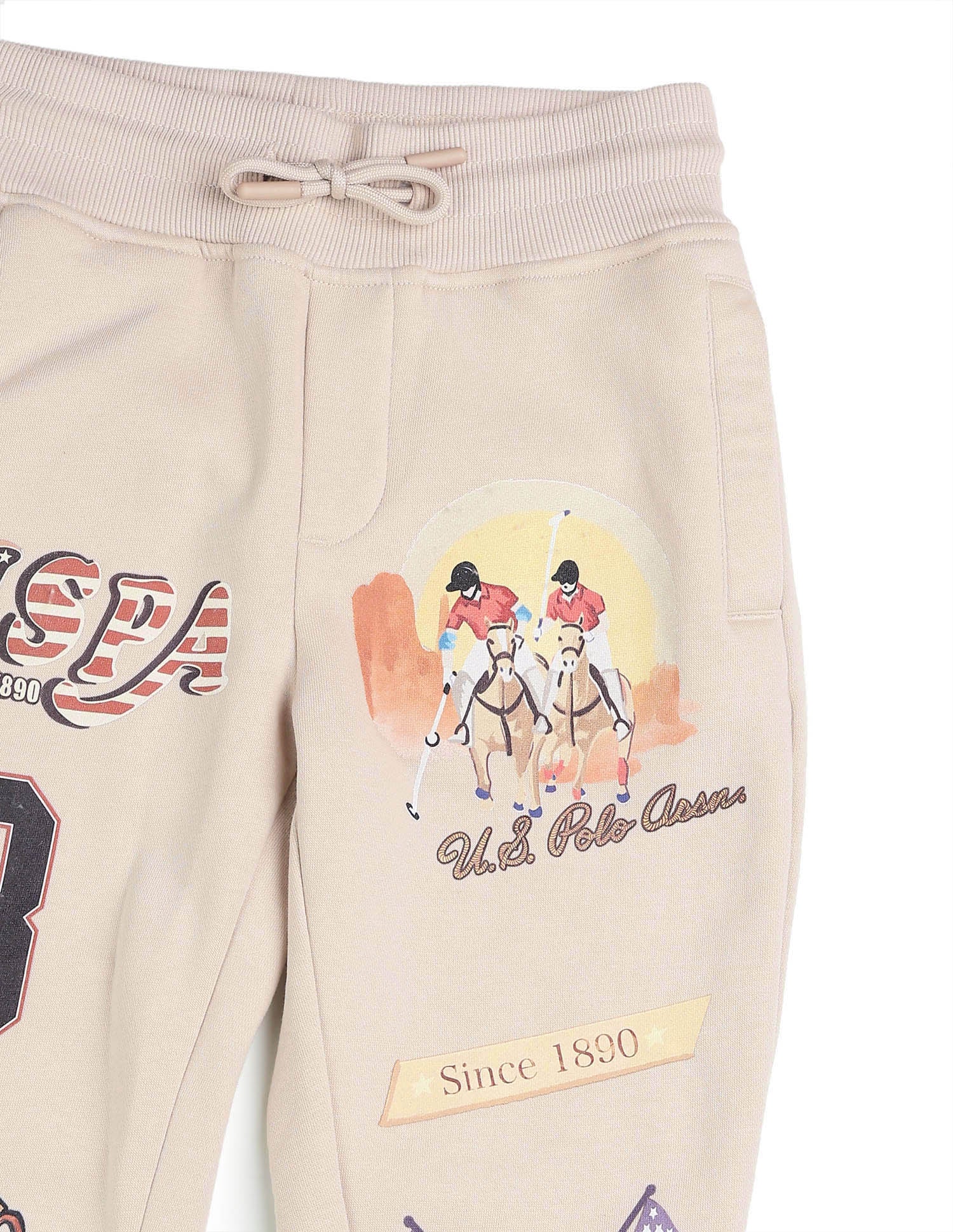 Boys Graphic Brand Printed Regular Fit Joggers - Image 10