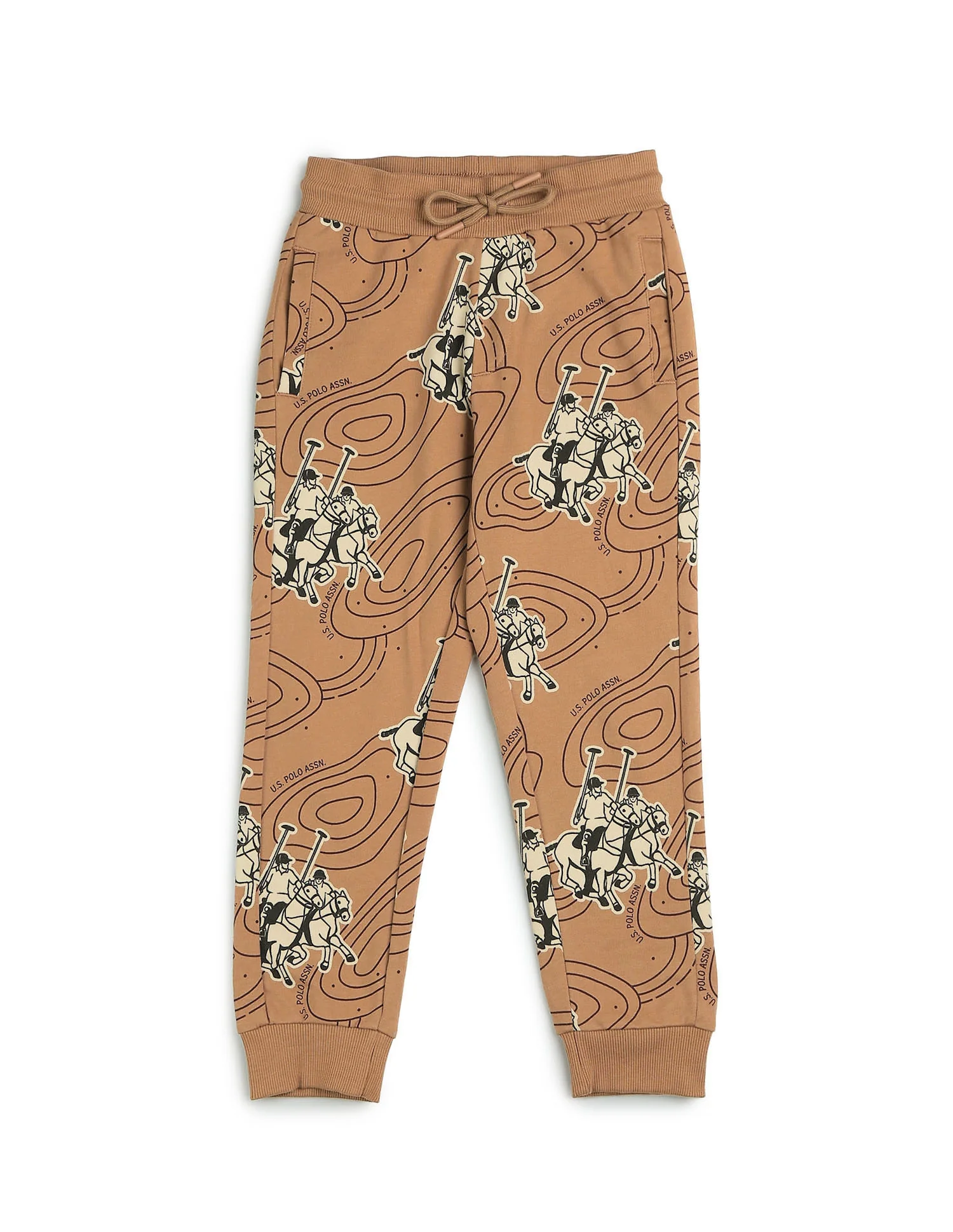 Boys Graphic Brand Printed Regular Fit Joggers - Image 8