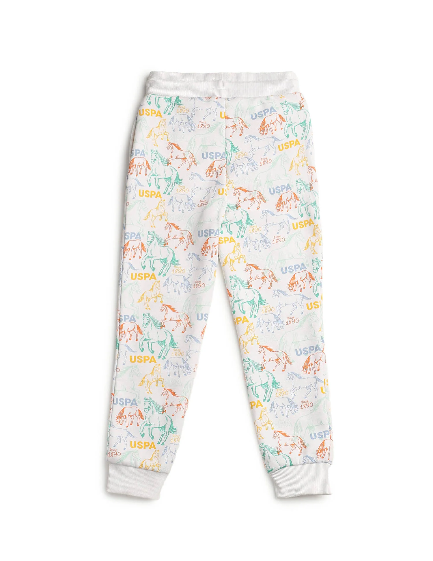 Boys Graphic Brand Printed Regular Fit Joggers - Image 9