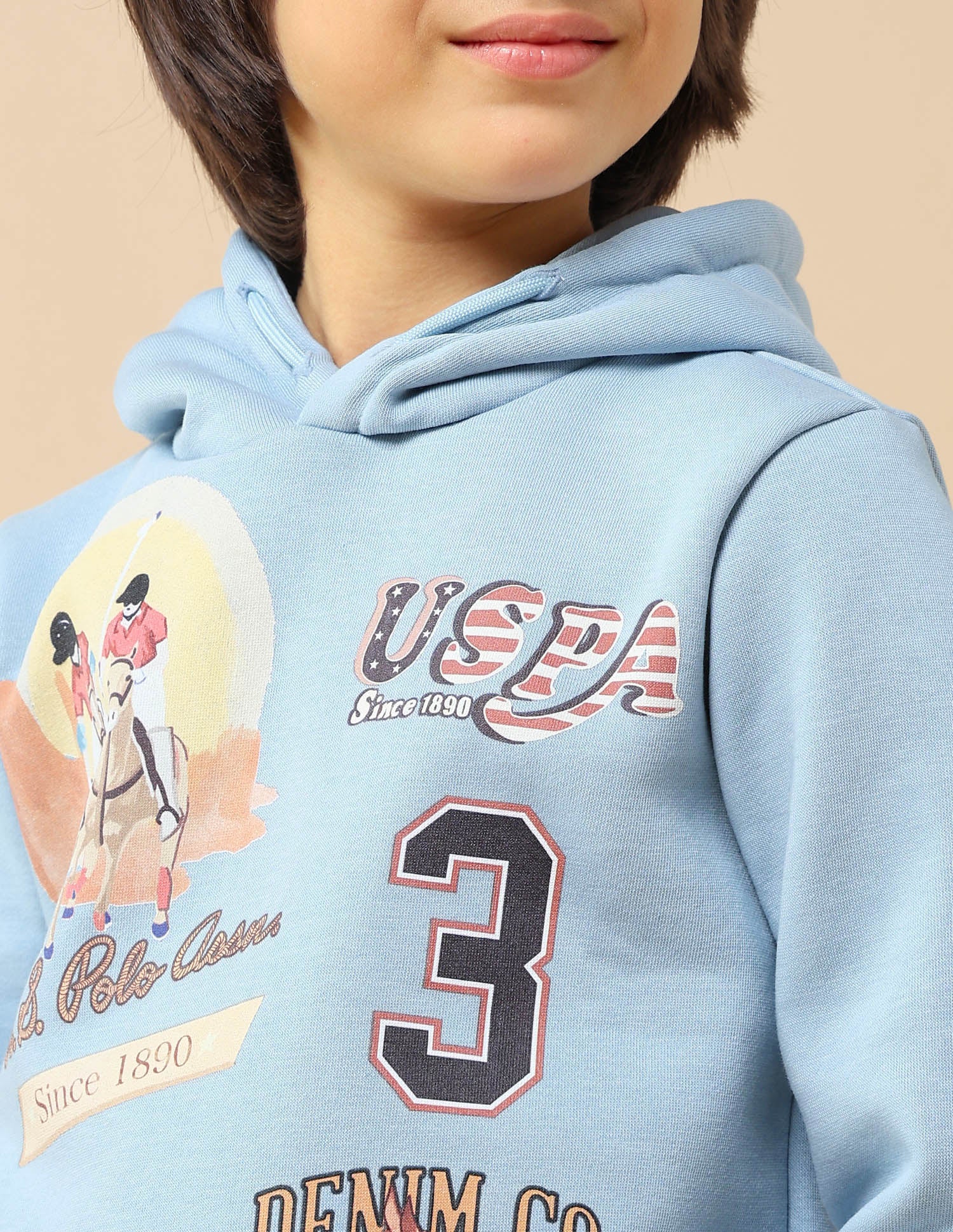 Boys Graphic Brand Printed Regular Fit Sweatshirt - Image 6