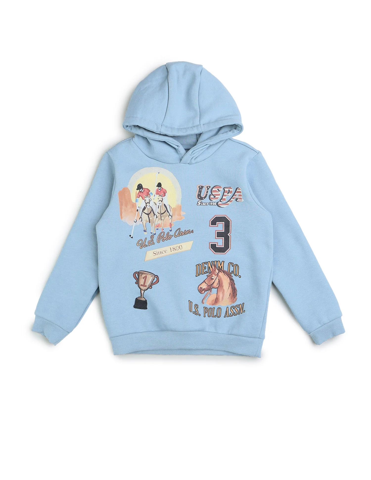 Boys Graphic Brand Printed Regular Fit Sweatshirt - Image 7