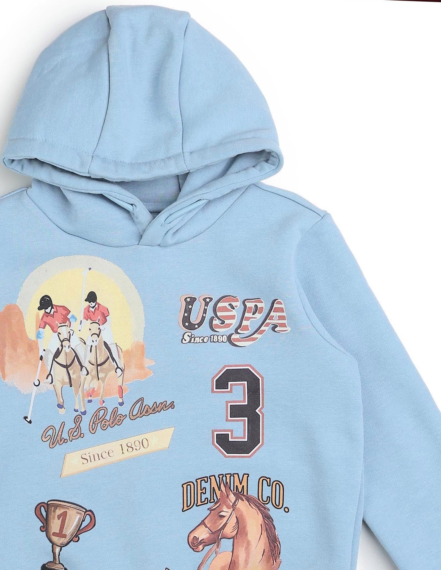 Boys Graphic Brand Printed Regular Fit Sweatshirt - Image 9