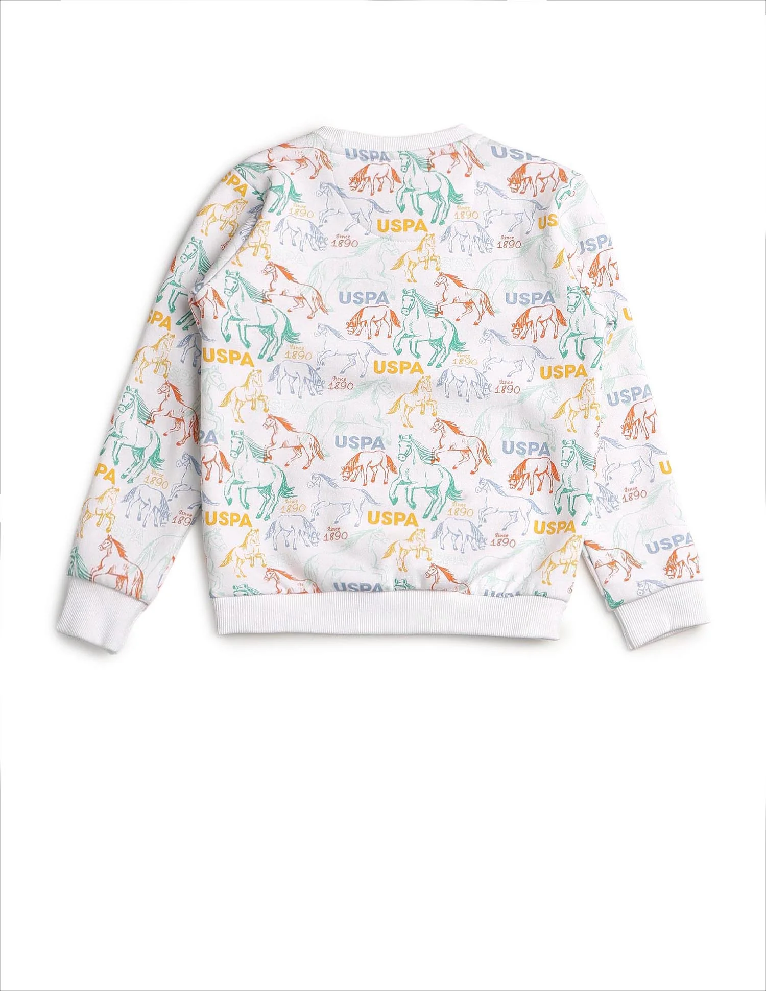 Boys Graphic Brand Printed Regular Fit Sweatshirt - Image 8