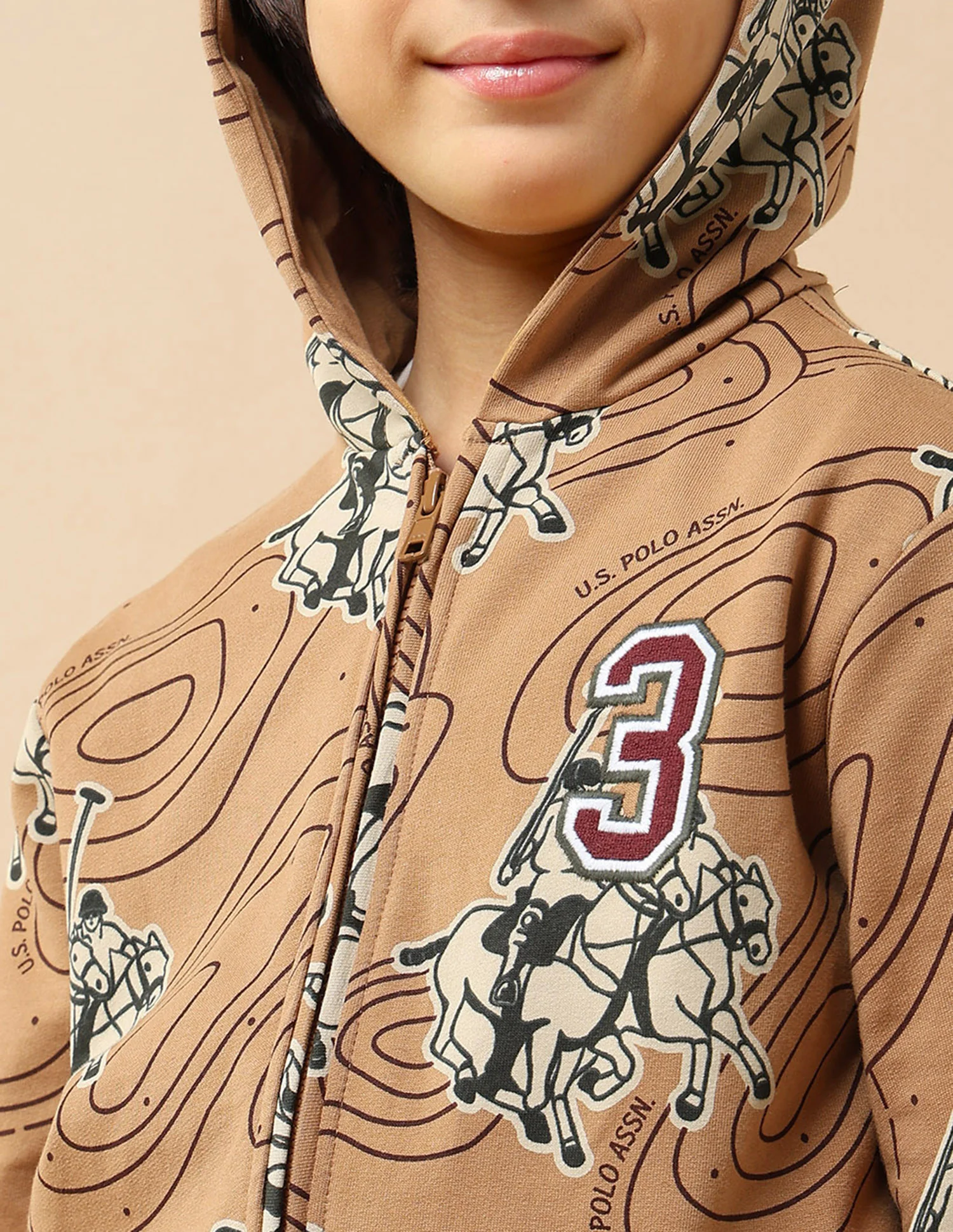 Boys Graphic Brand Printed Regular Fit Sweatshirt - Image 6