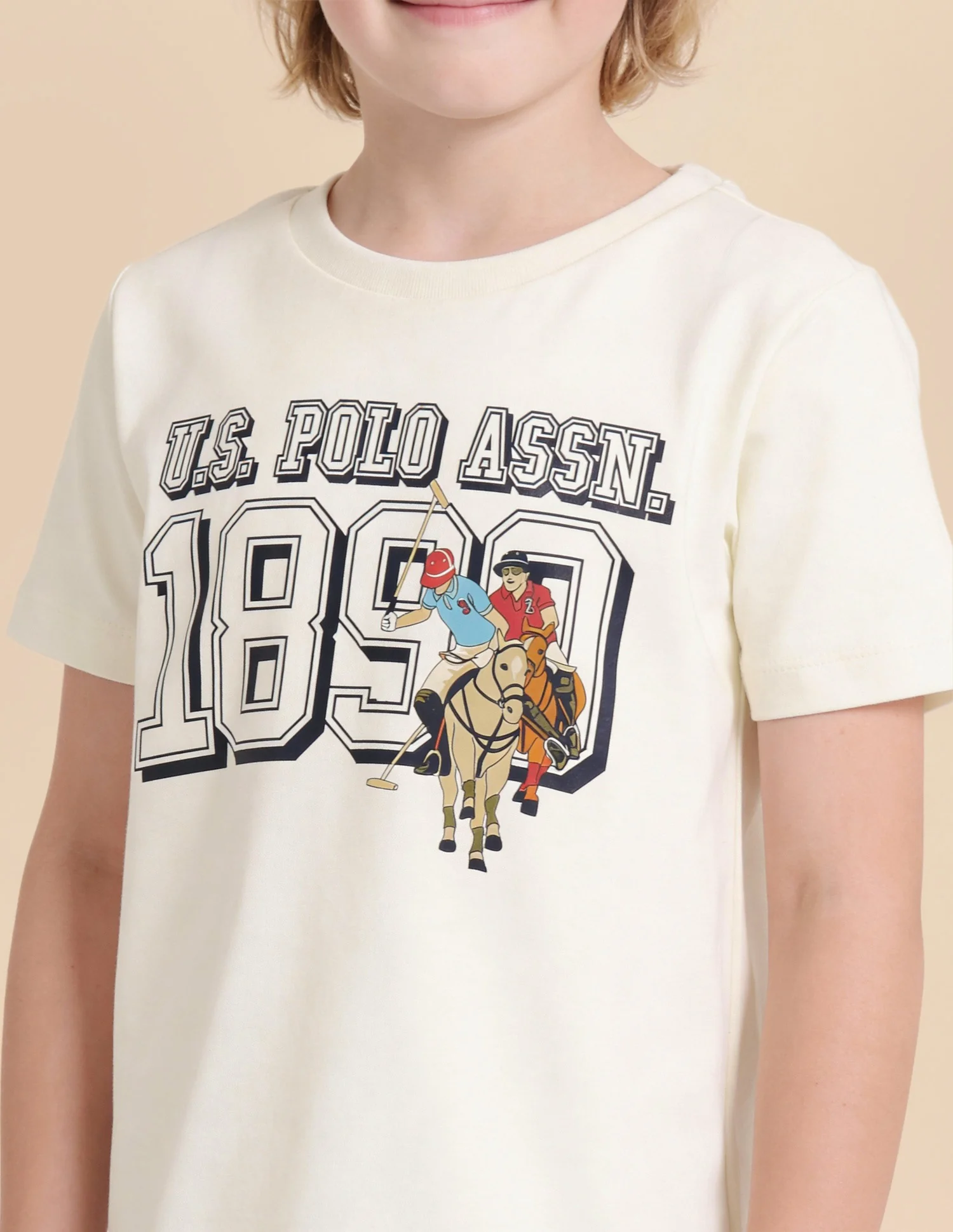 Boys Graphic Brand Printed Regular Fit T-Shirt - Image 6