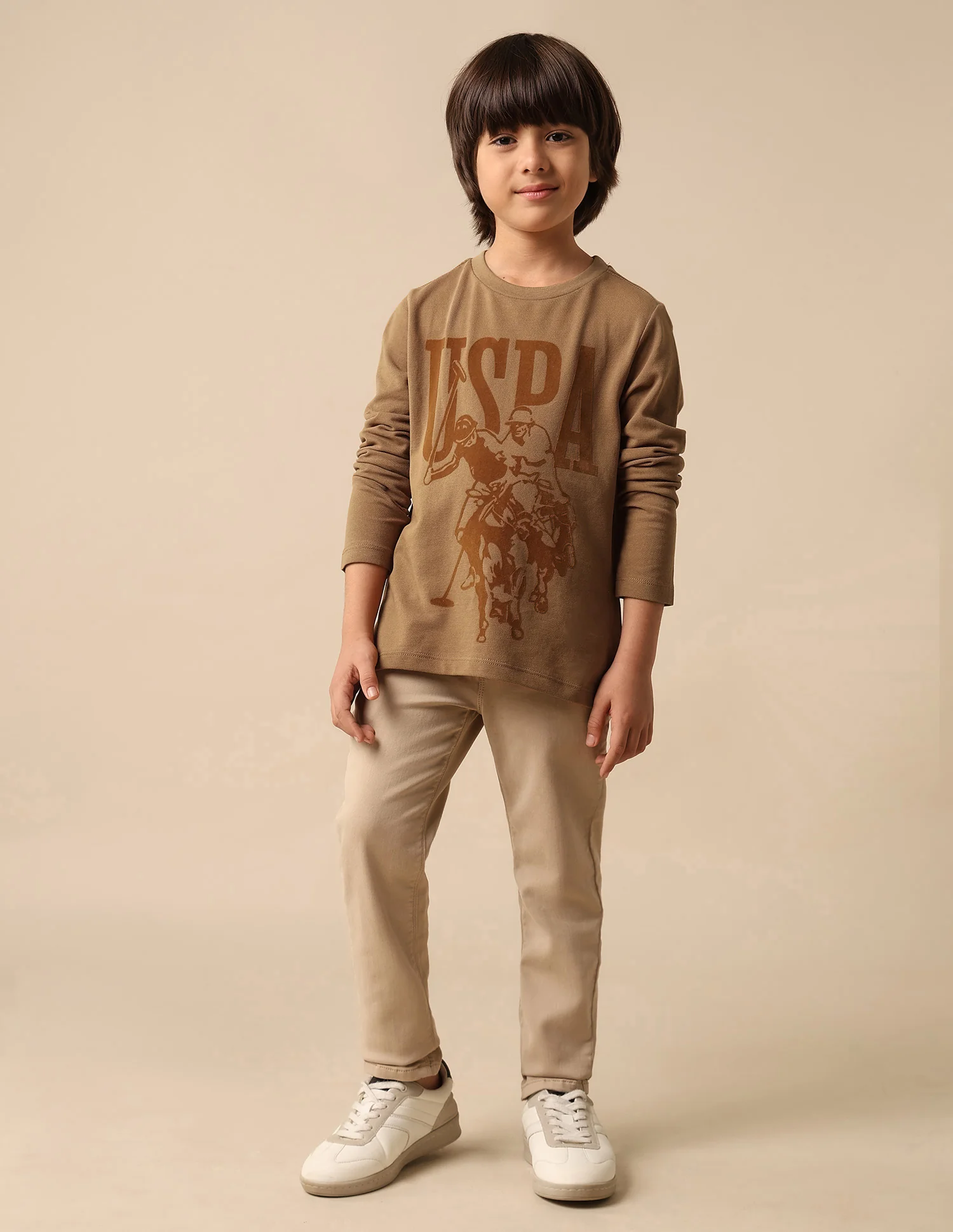 Boys Graphic Brand Printed Regular Fit T Shirt - Image 3