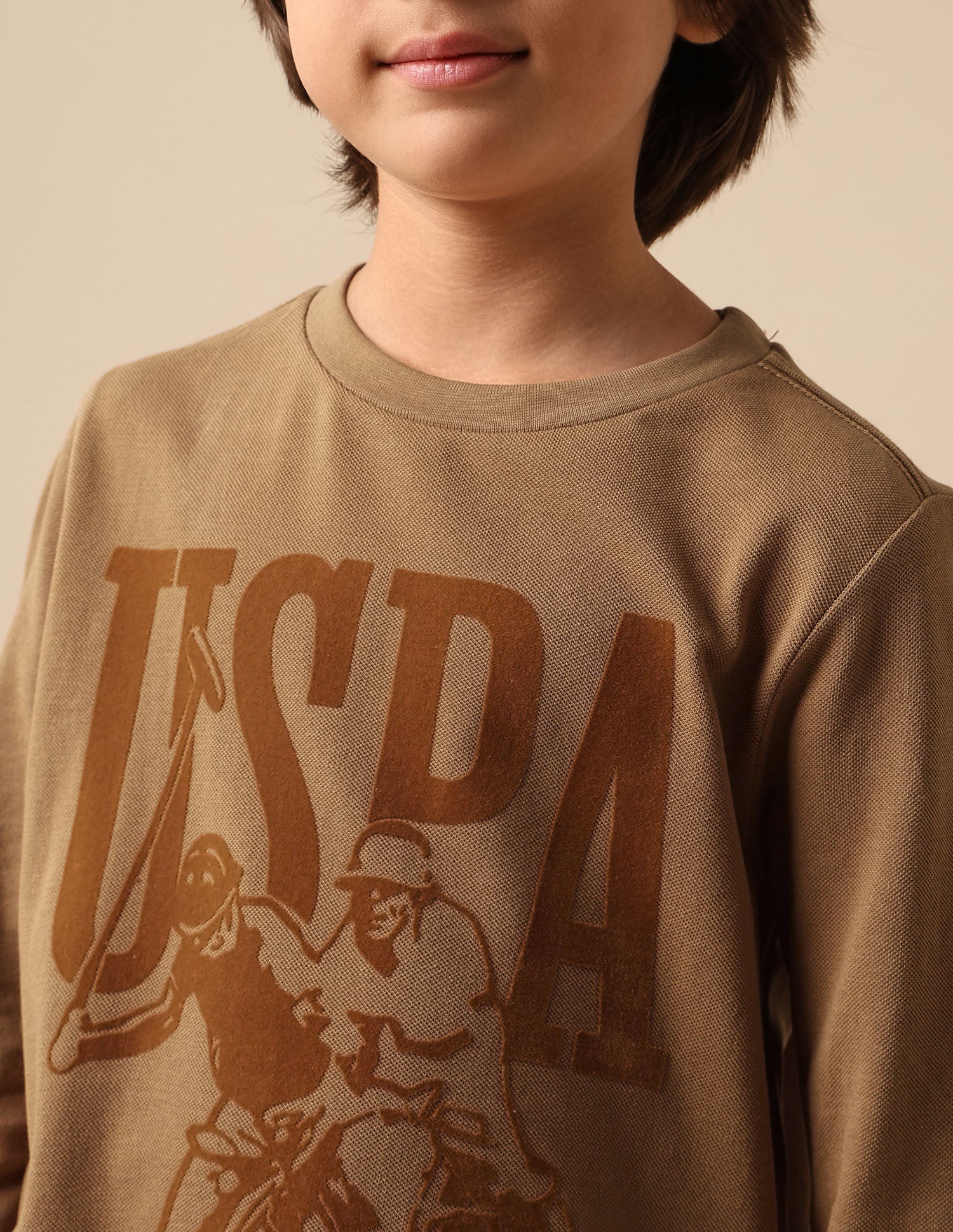 Boys Graphic Brand Printed Regular Fit T Shirt - Image 6