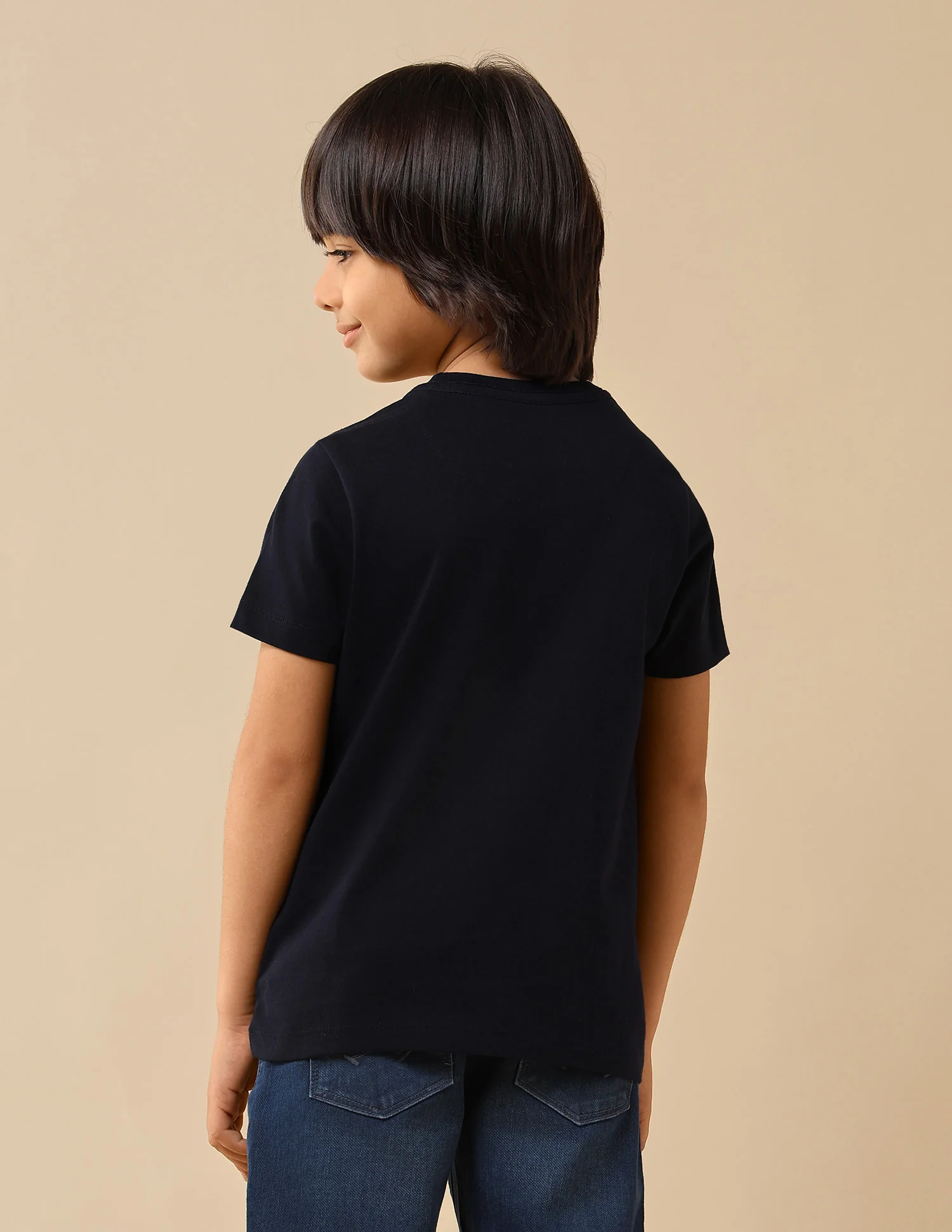 Boys Graphic Brand Printed Regular Fit T-Shirt - Image 5