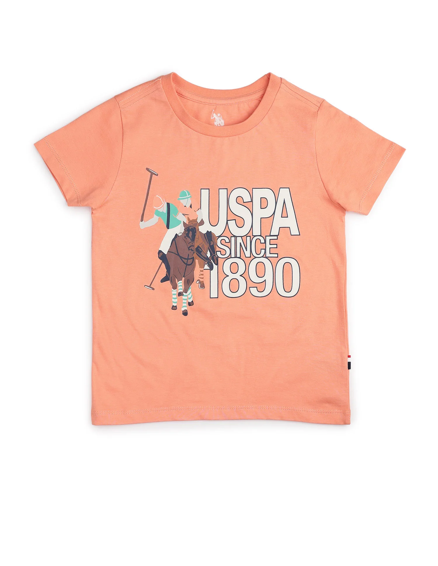 Boys Graphic Brand Printed Regular Fit T Shirt - Image 7
