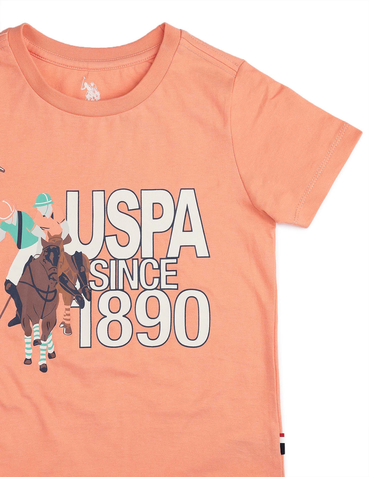Boys Graphic Brand Printed Regular Fit T Shirt - Image 9