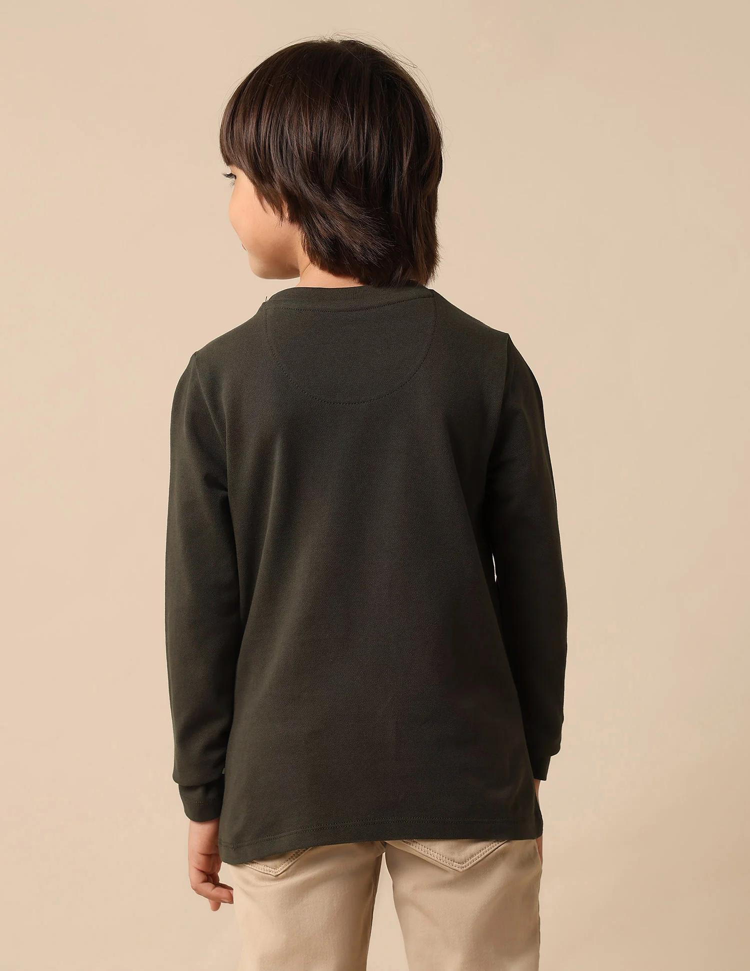 Boys Graphic Brand Printed Regular Fit T Shirt - Image 5