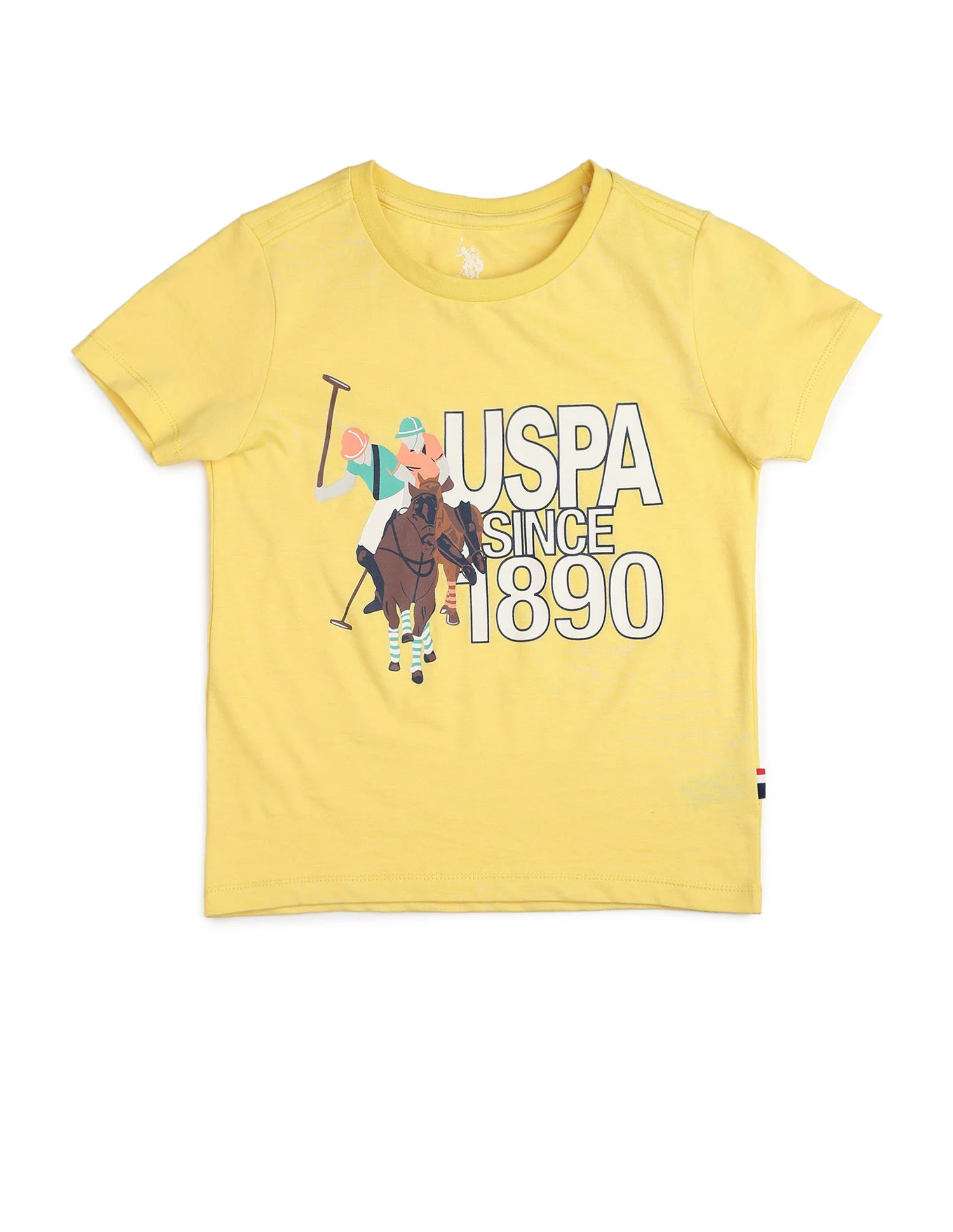 Boys Graphic Brand Printed Regular Fit T Shirt - Image 7
