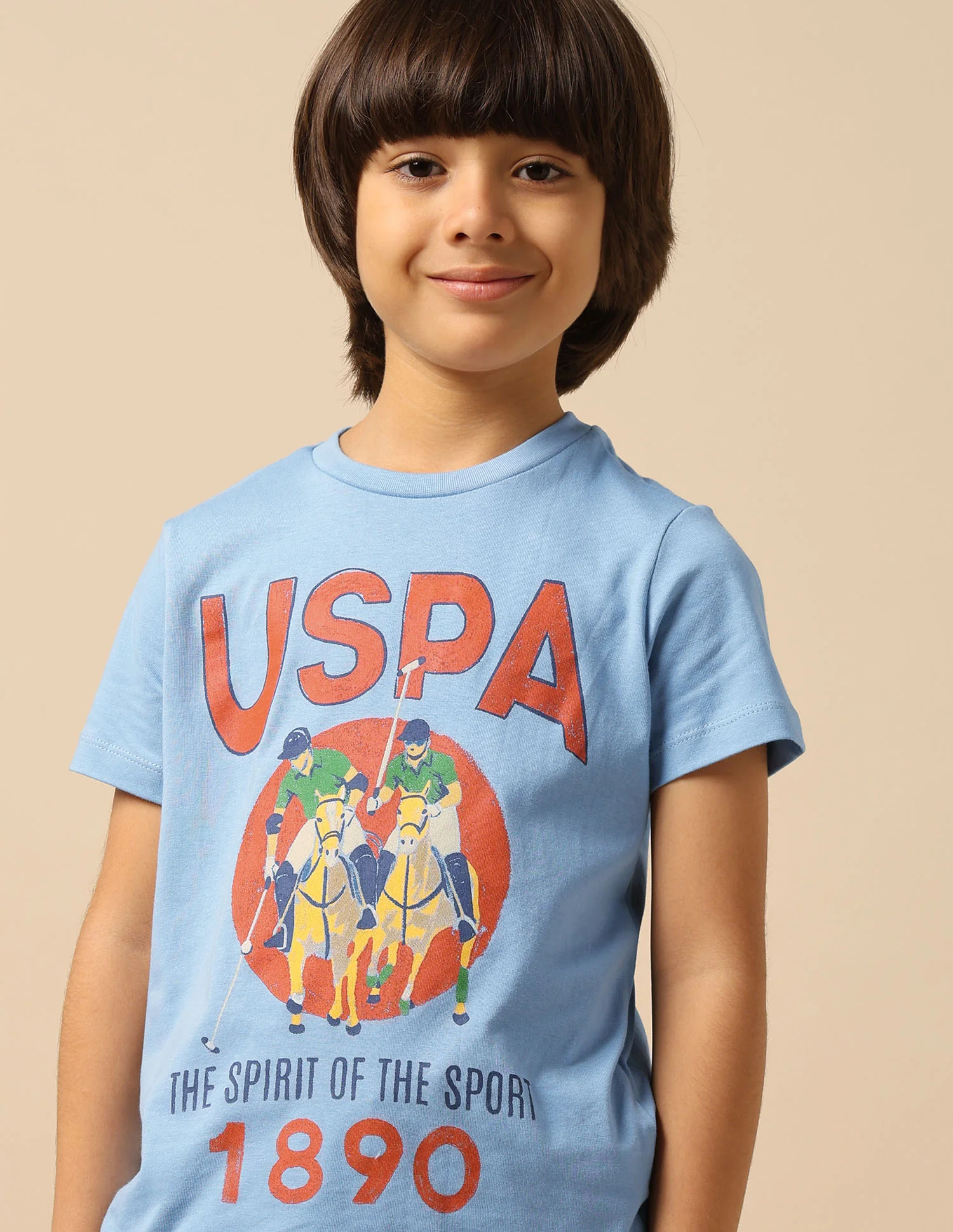 Boys Graphic Brand Printed Regular Fit T-Shirt - Image 6