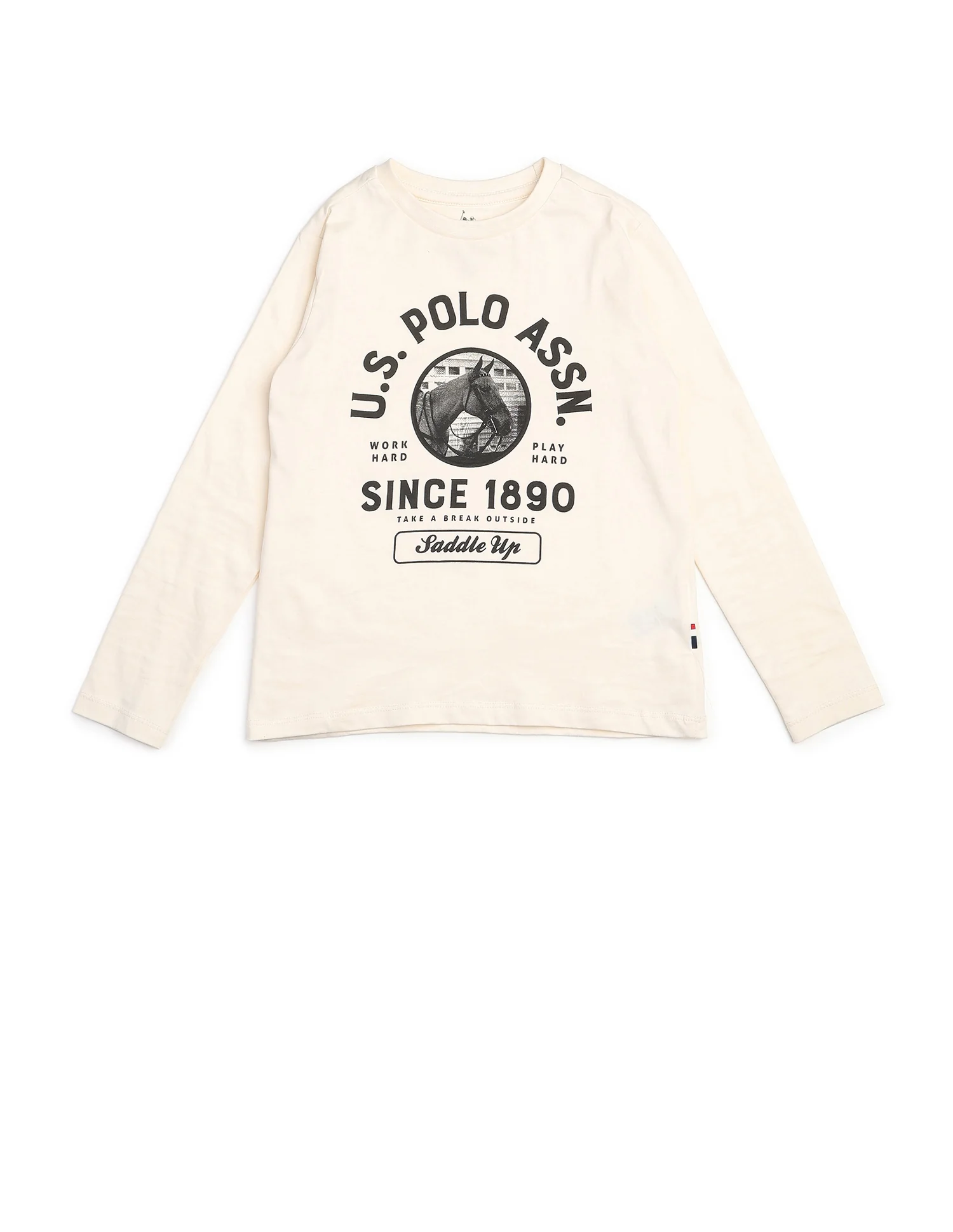 Boys Graphic Brand Printed Regular Fit T Shirt - Image 7