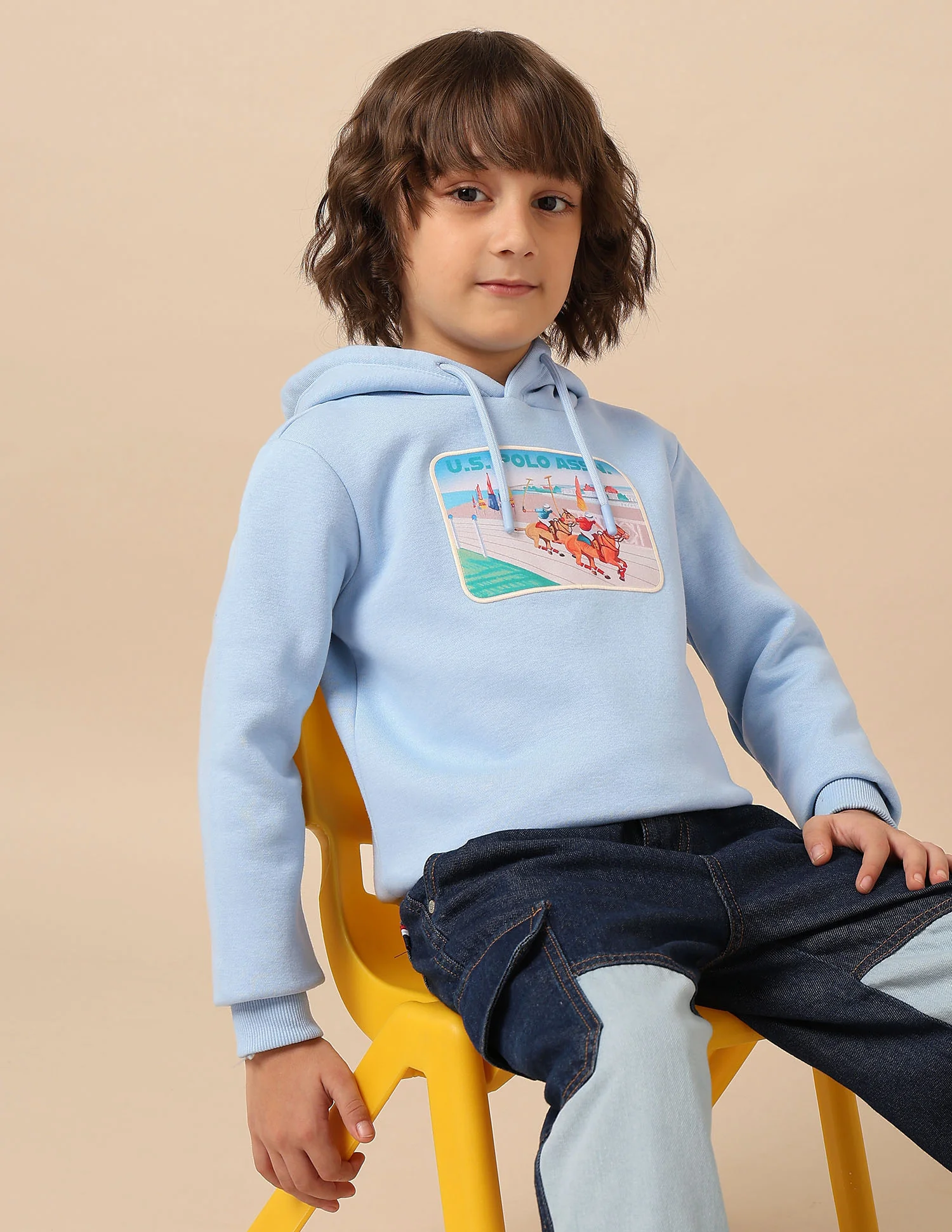 Boys Graphic Brand Printed Sweatshirt