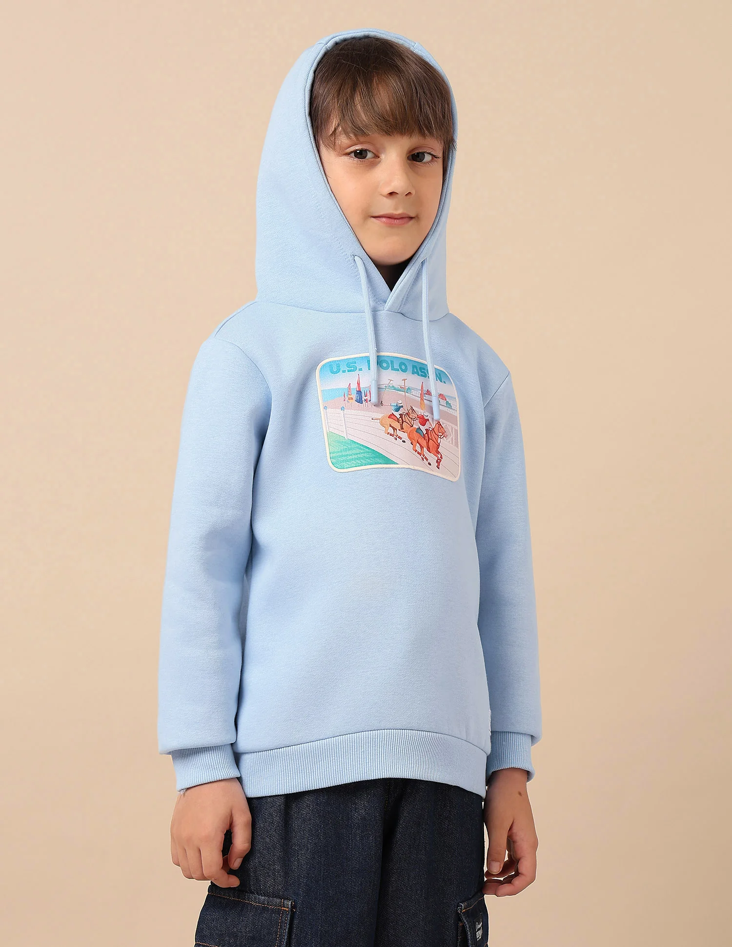 Boys Graphic Brand Printed Sweatshirt - Image 4