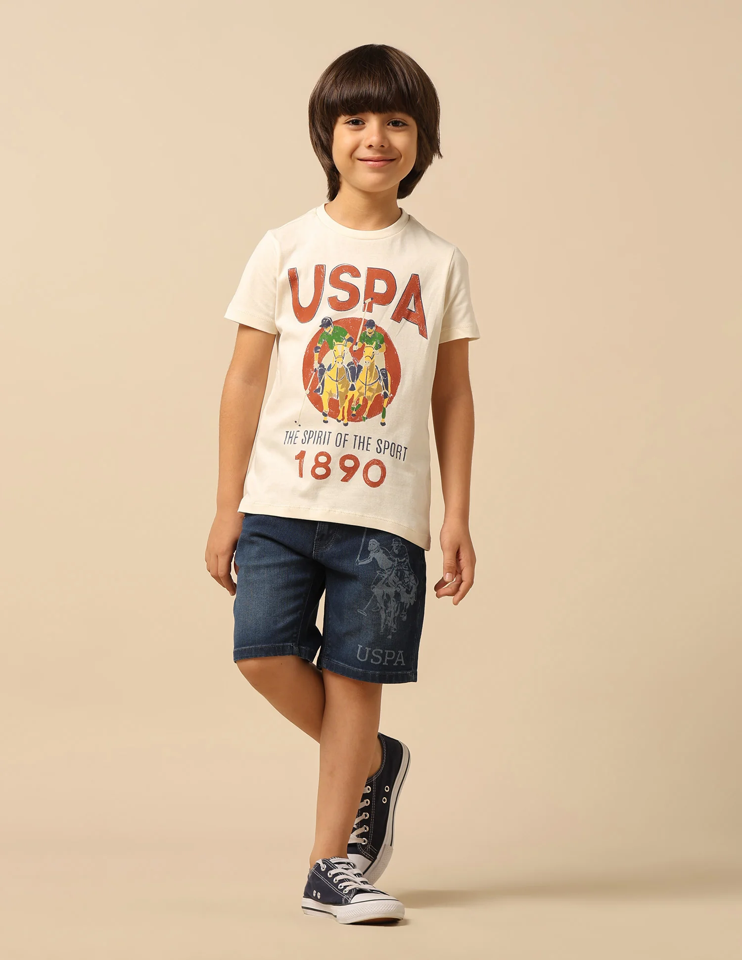 Boys Graphic Brand Printed T-Shirt - Image 3