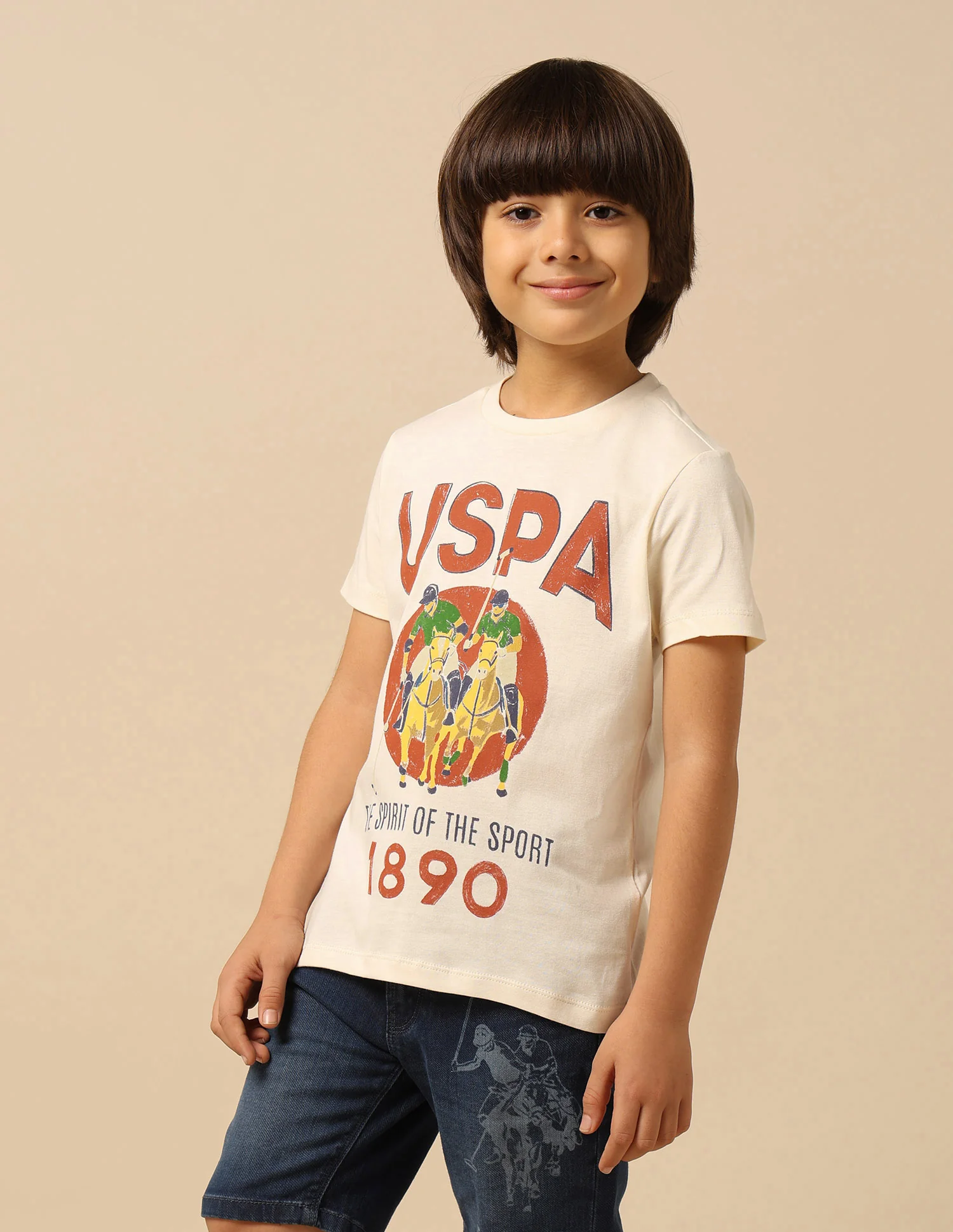 Boys Graphic Brand Printed T-Shirt - Image 4