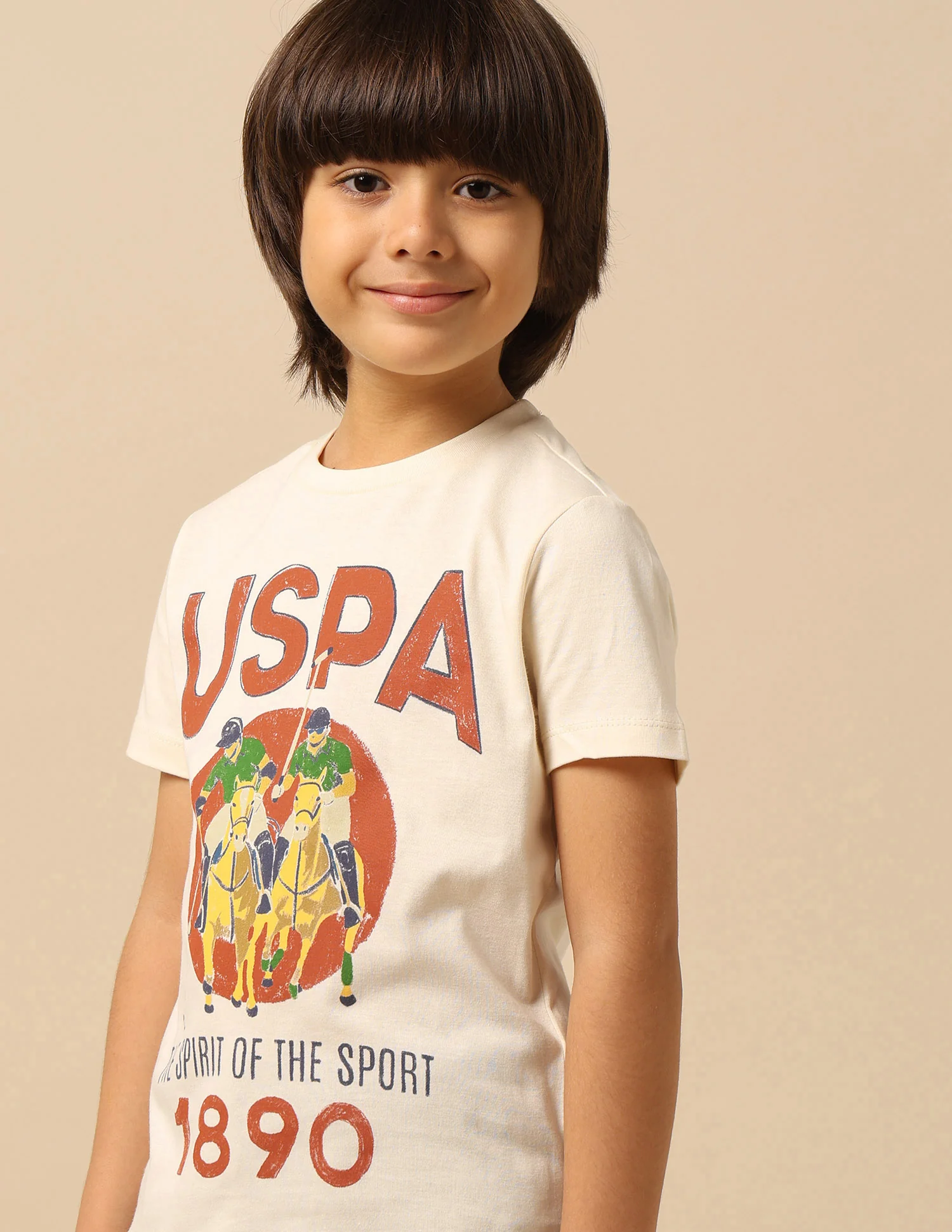 Boys Graphic Brand Printed T-Shirt - Image 6
