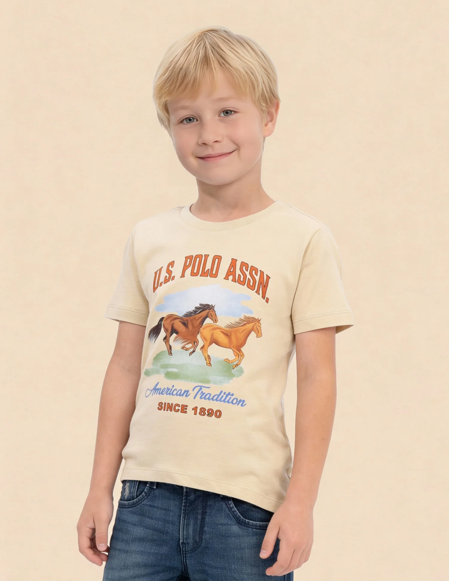 Boys Graphic Brand Printed T-Shirt - Image 4