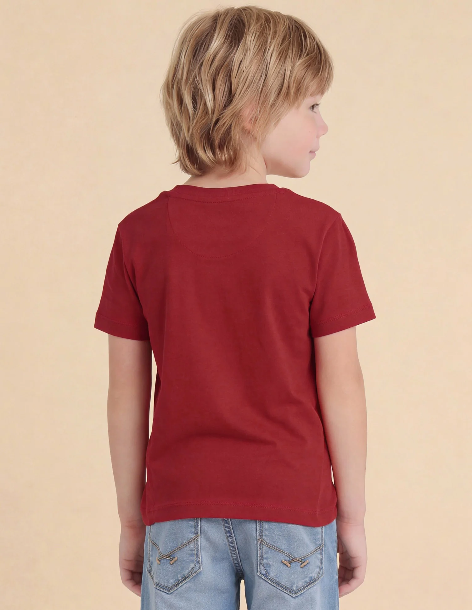 Boys Graphic Brand Printed T-Shirt - Image 5